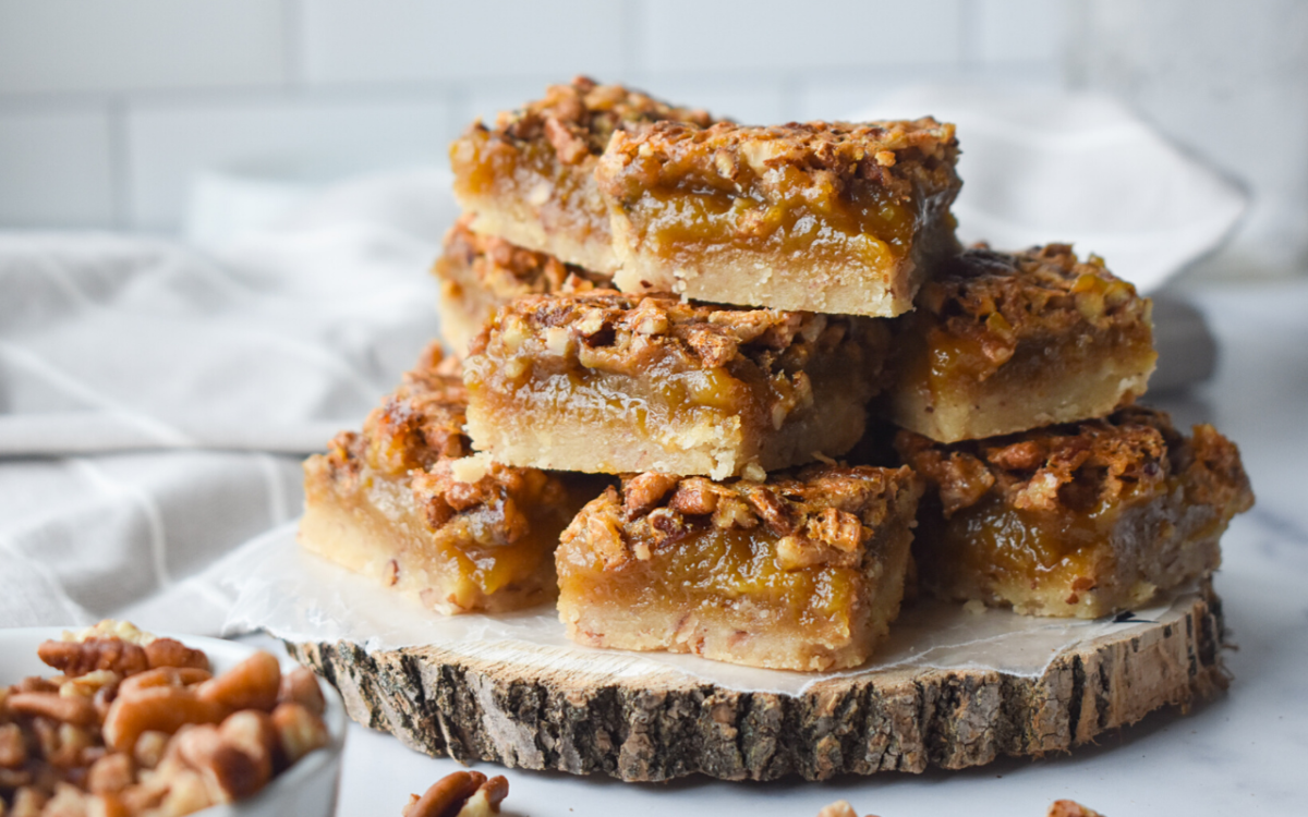 Mini Pecan Bars - EatWheat.org