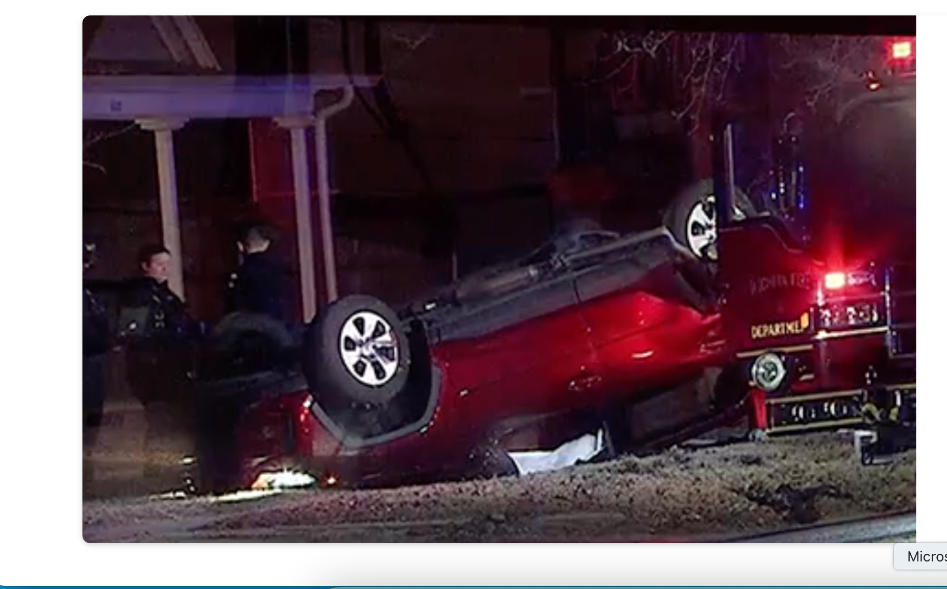 View of the crash scene -pboto courtesy KWCH