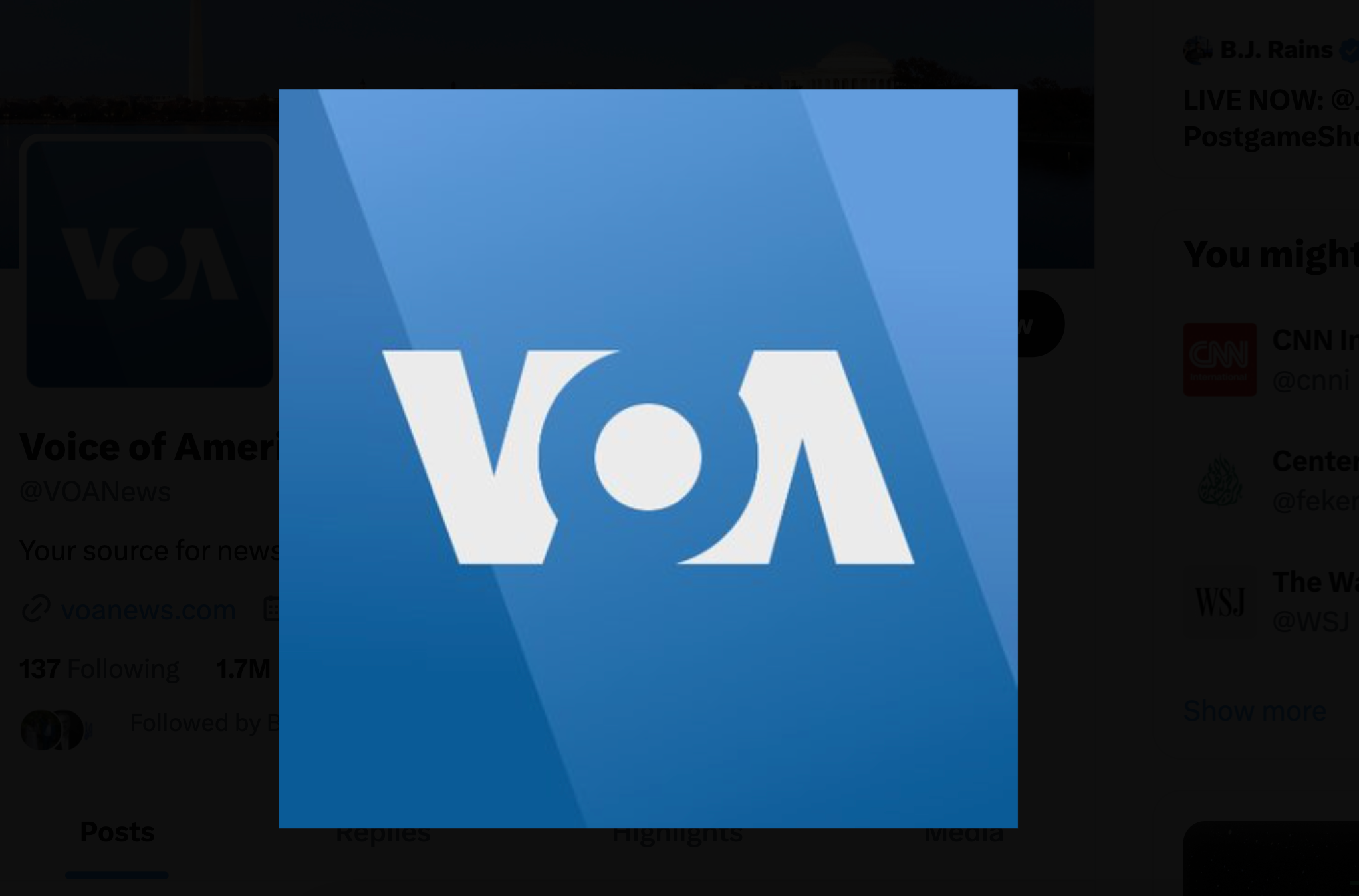 Voice of America channels silent as Trump admin. guts agency