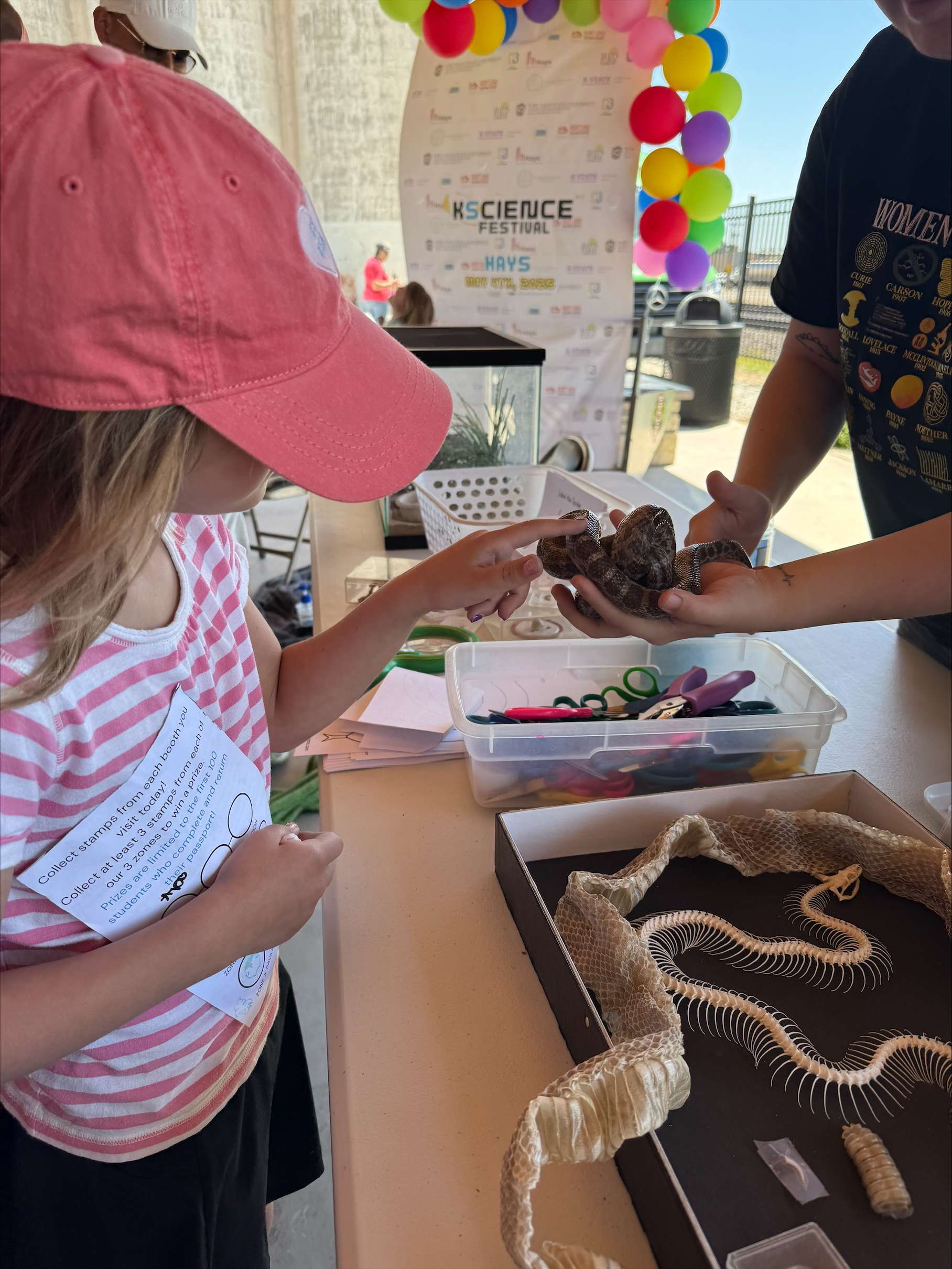 The Hays Kansas Science Festival brought more than 1,200 attendees to downtown Hays for hands-on science exhibits.