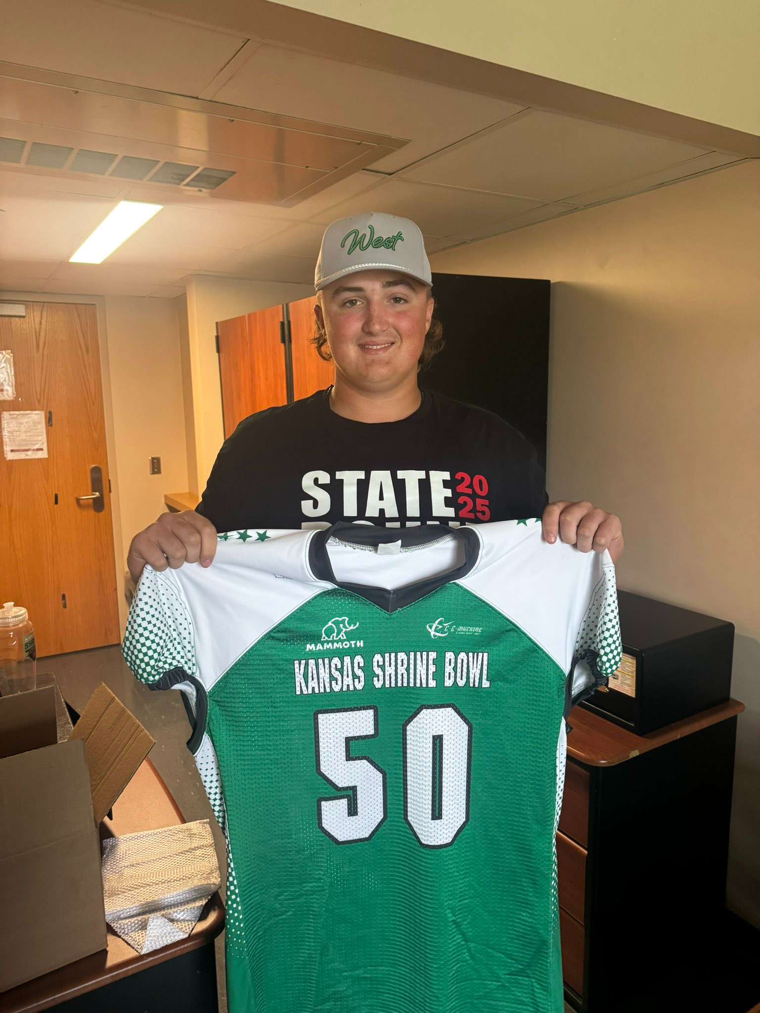 Great Bend High School graduate Owen Kaiser will play in the 52nd annual Kansas Shrine Bowl on Saturday, June 21, 2025 in Dodge City.