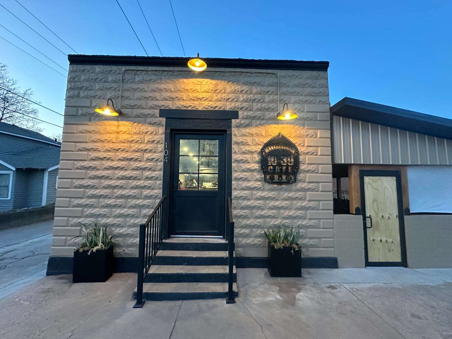 The 10-39 Cafe in Ellinwood was approved for a $20,000 Facade Improvement Grant at the Barton County Commission meeting on July 1, 2025.