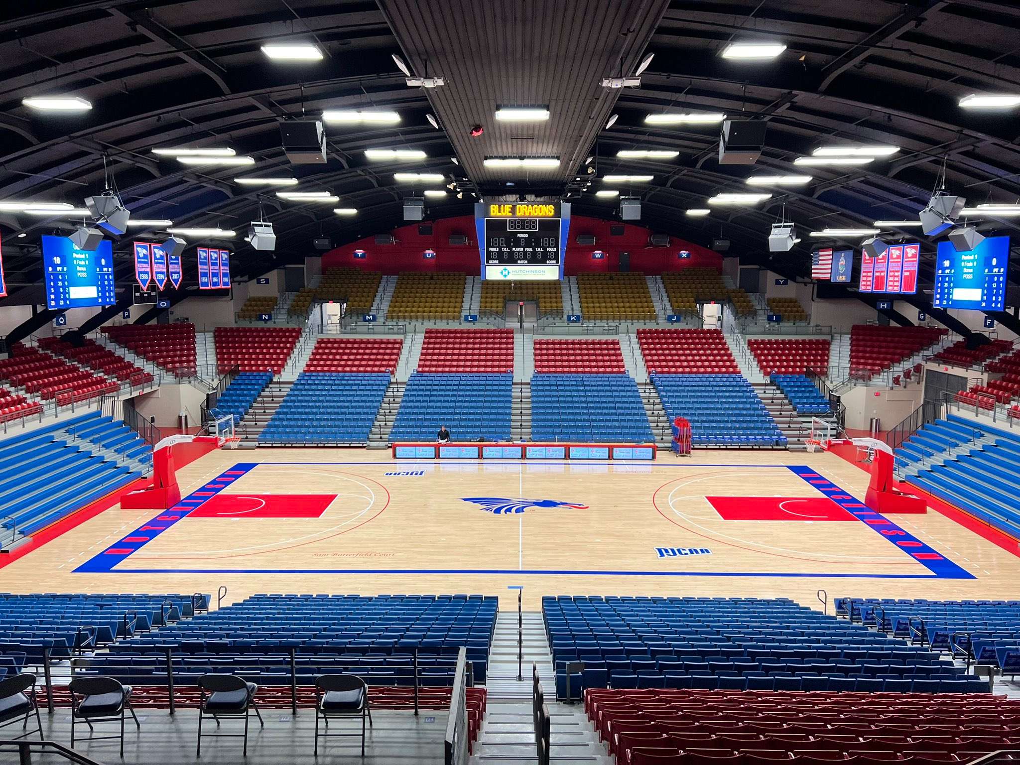 The Hutchinson Sports Arena will play host to the KSHSAA Class 3A and Class 4A state basketball semifinals and finals in 2026. (Hutch Post Photo/Sean Boston)