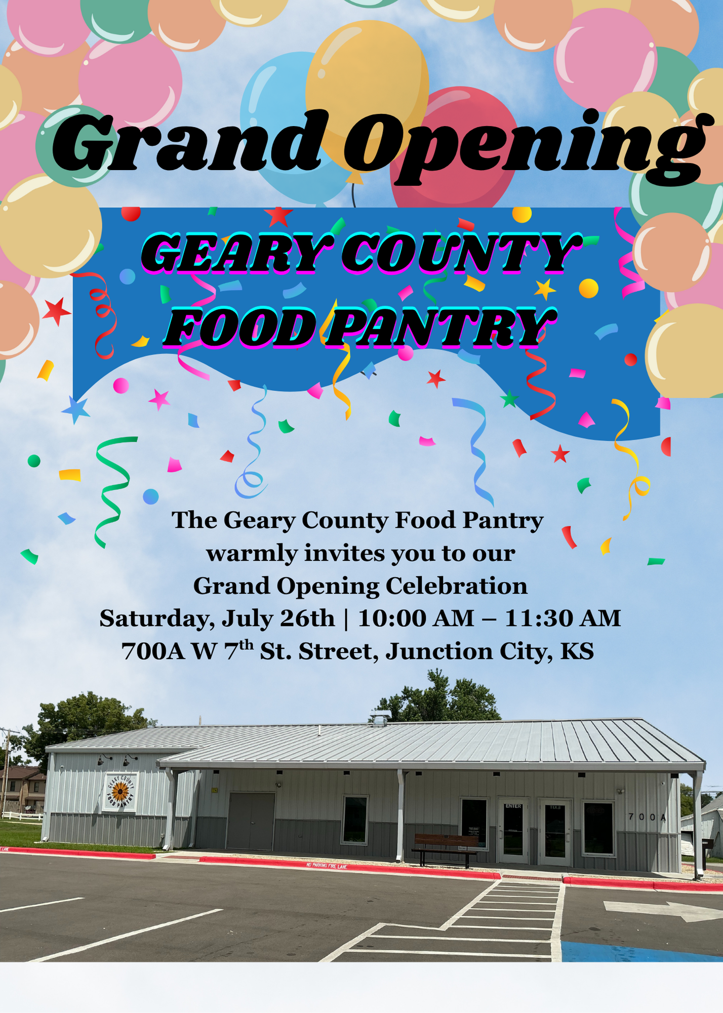 Grand Opening Celebration Flyer
