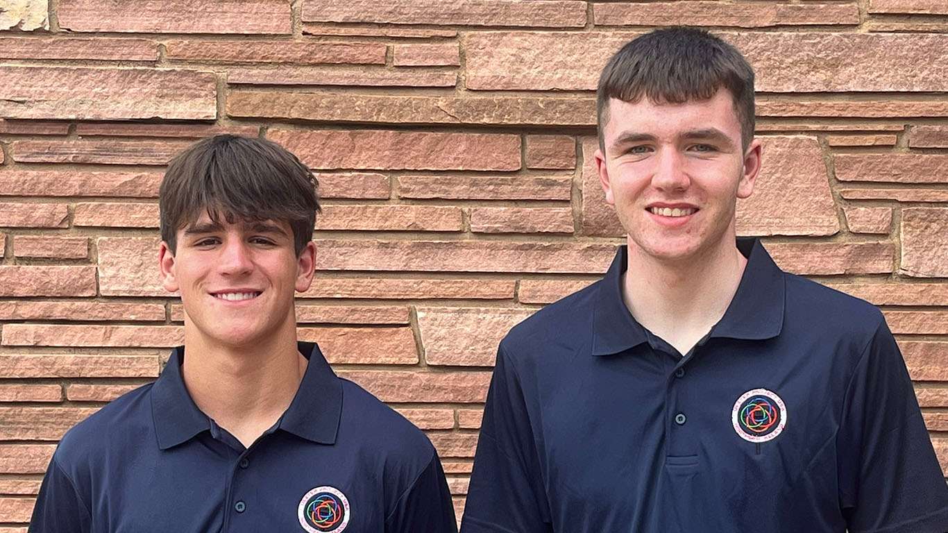 Jacob Thomas (L) and Conor Crealey - The Ulster Project 2025