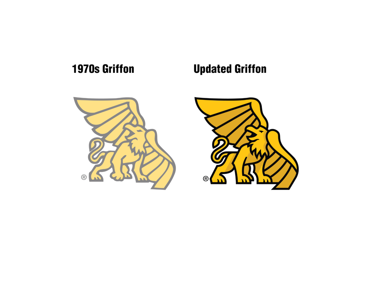 A side by side look of the update logos for Missouri Western State University/ Photo courtesy of Missouri Western State University