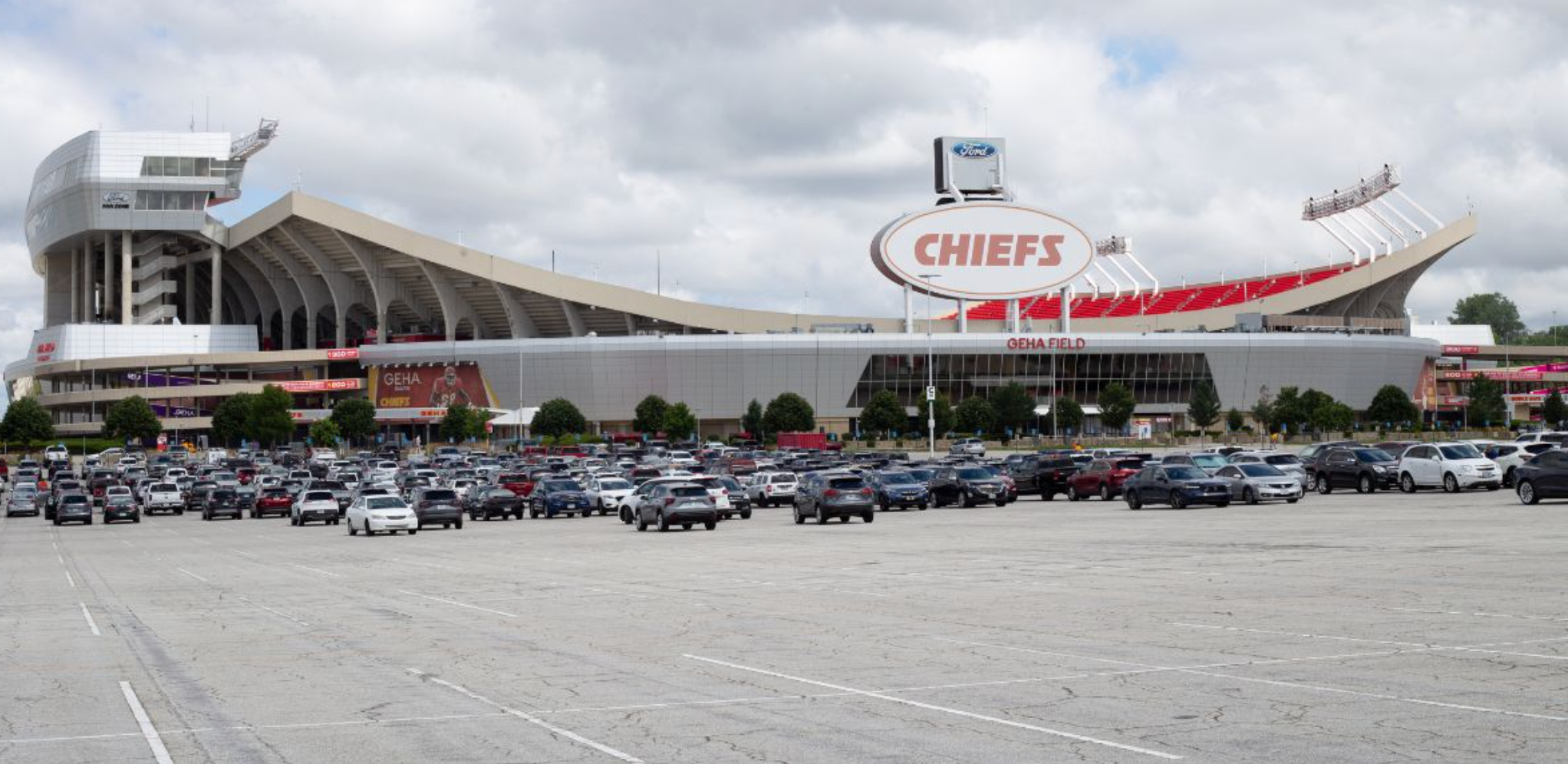 Arrowhead Stadium was built for the Chiefs about half a century ago. Now, the Chiefs are exploring a possible stadium across the state line, enticing Missouri politicians to offer the team a public subsidy. (Vaughn Wheat/The Beacon)