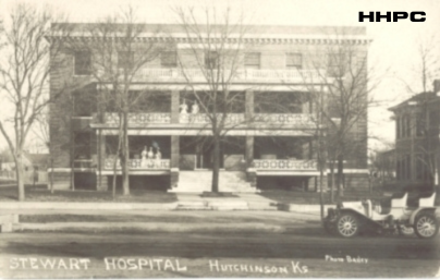 Stewart Hospital - 724 N. Main - Jan. 22, 1910 (by Bailey). Courtesy of the Conard-Harmon Collection.