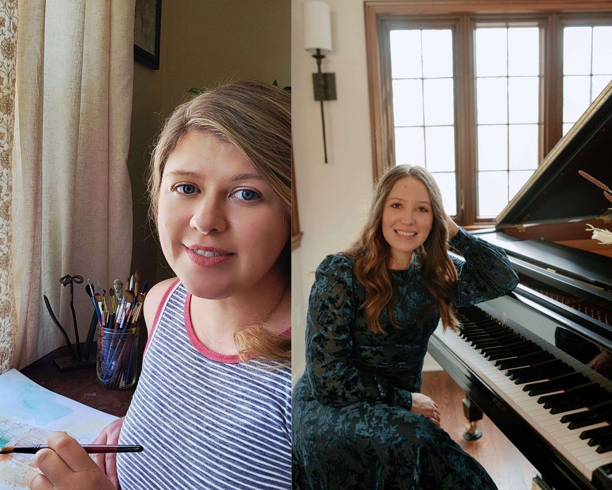 (left) Meghan Hessman, (right) Allison Walker; photos courtesy of Red Fern Booksellers