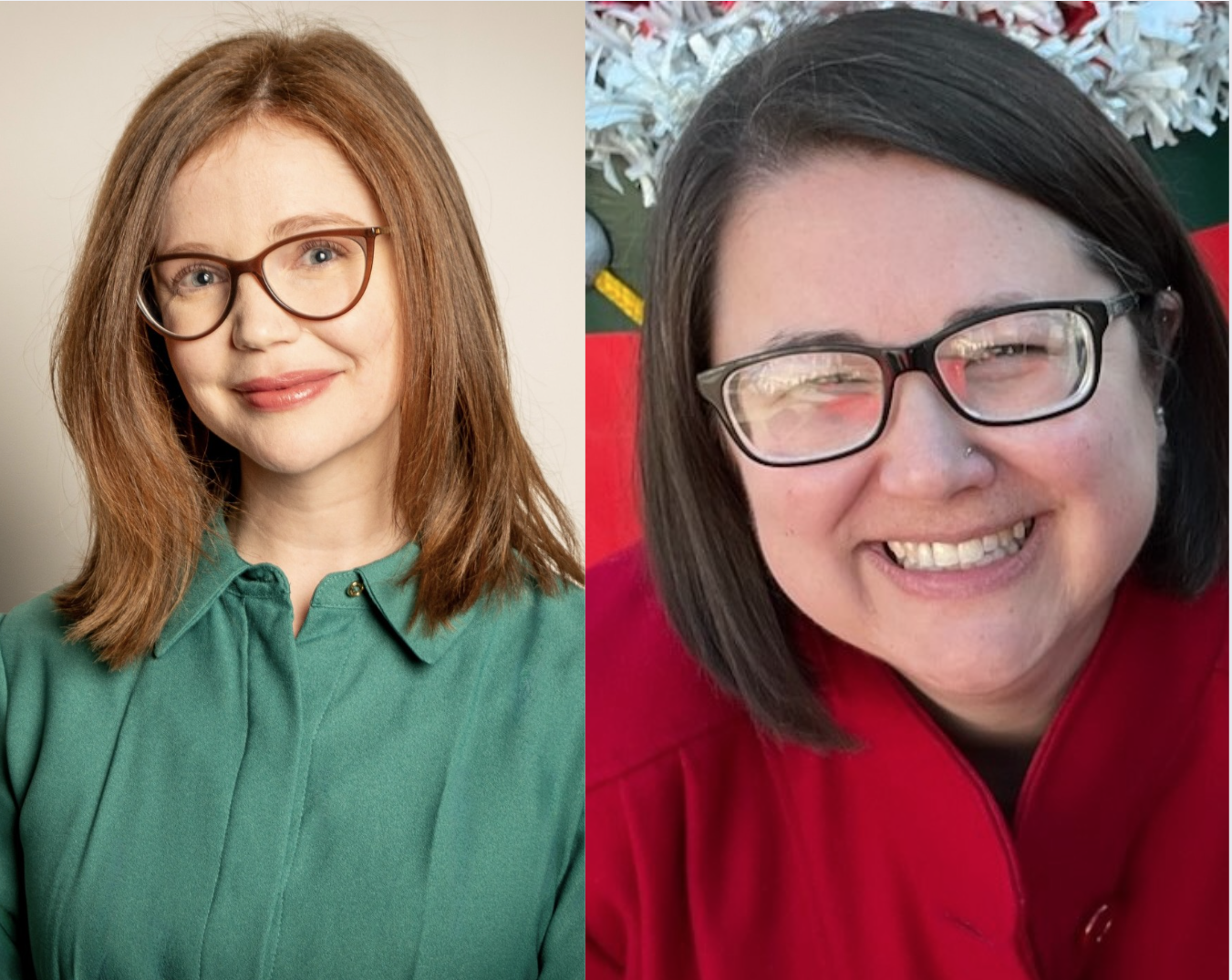 <b>(left) Janelle Adams and (right) Megan Case. </b>Two new Assistant Professors of Religion at Bethany College; photos courtesy of Bethany College