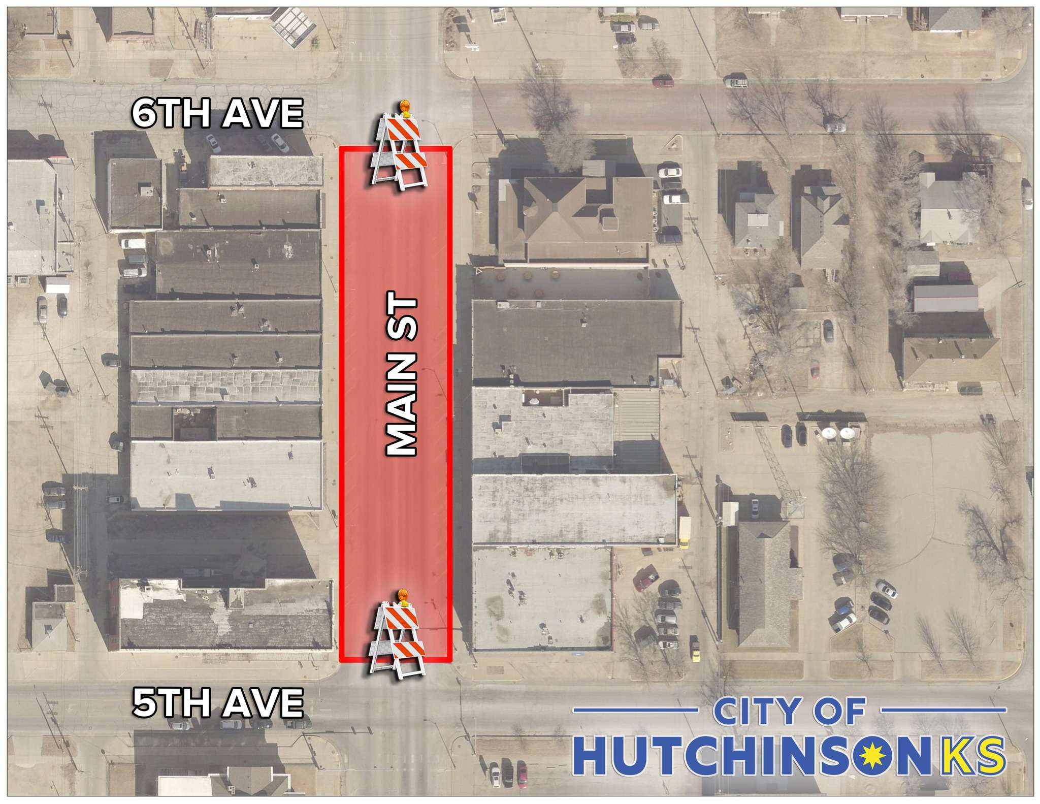 Map courtesy City of Hutchinson 