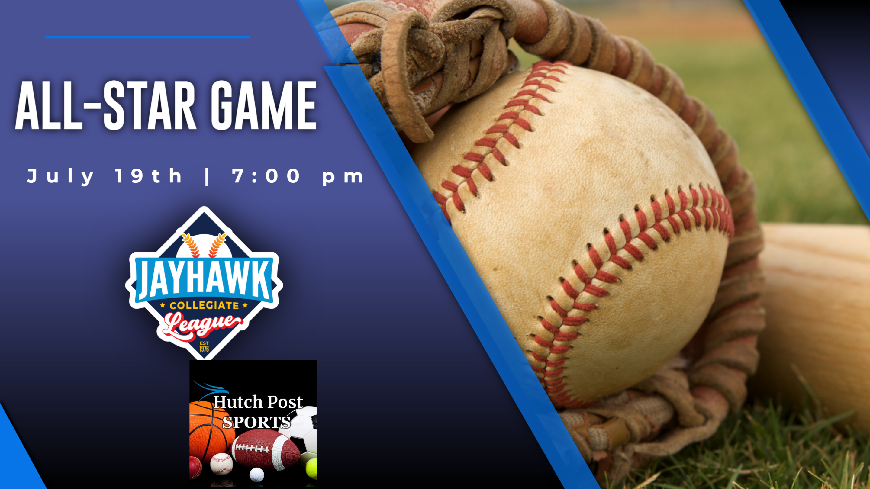Game Day - Jayhawk Collegiate League All-Star game is tonight at Hobart-Detter Field in Hutchinson, Kansas.