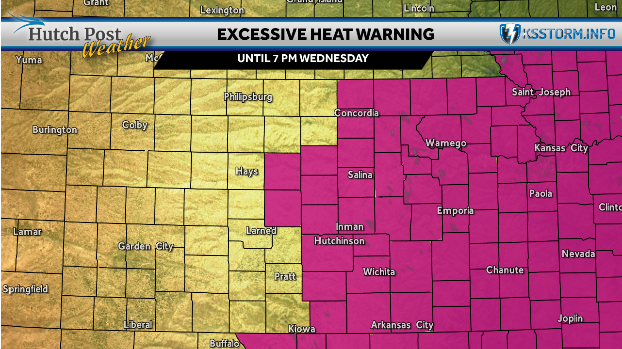 Extreme Heat Warning issued through Wednesday