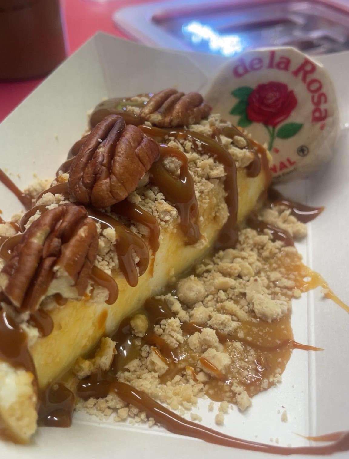 Loaded mazapan cheesecake