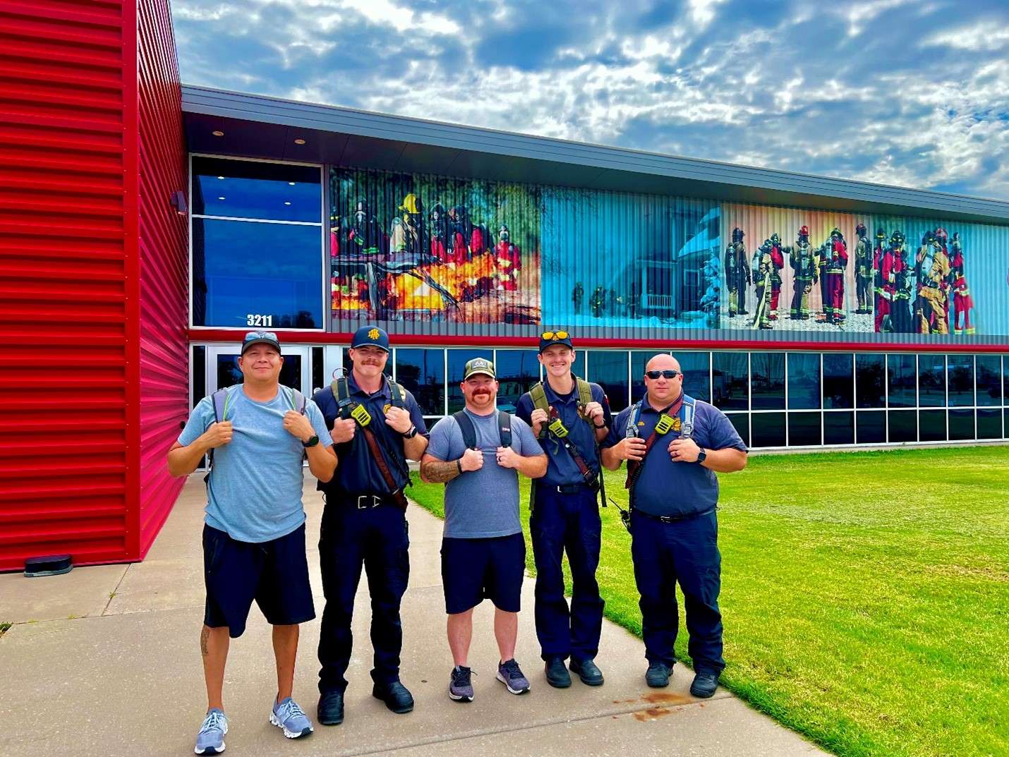 Captain Raya, Engineer A. Arheart, Engineer Ice, Engineer Richardson, and Engineer K. Graves are the newest AEMTs for the Hutchinson Fire Department (Photo courtesy Hutchinson Fire Department)