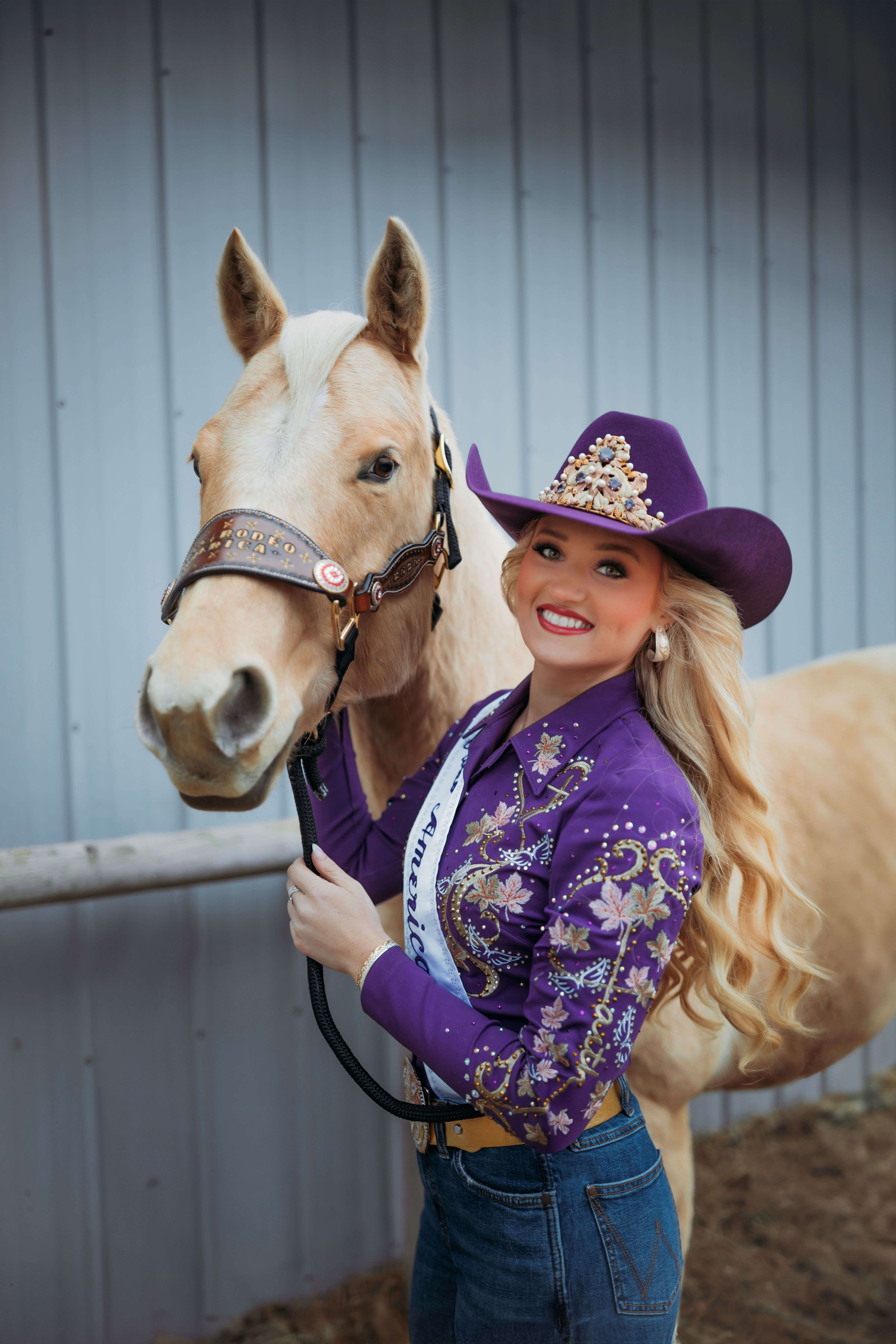 Miss Rodeo America Callie Mueller; photo courtesy of&nbsp;Miss Rodeo America Association