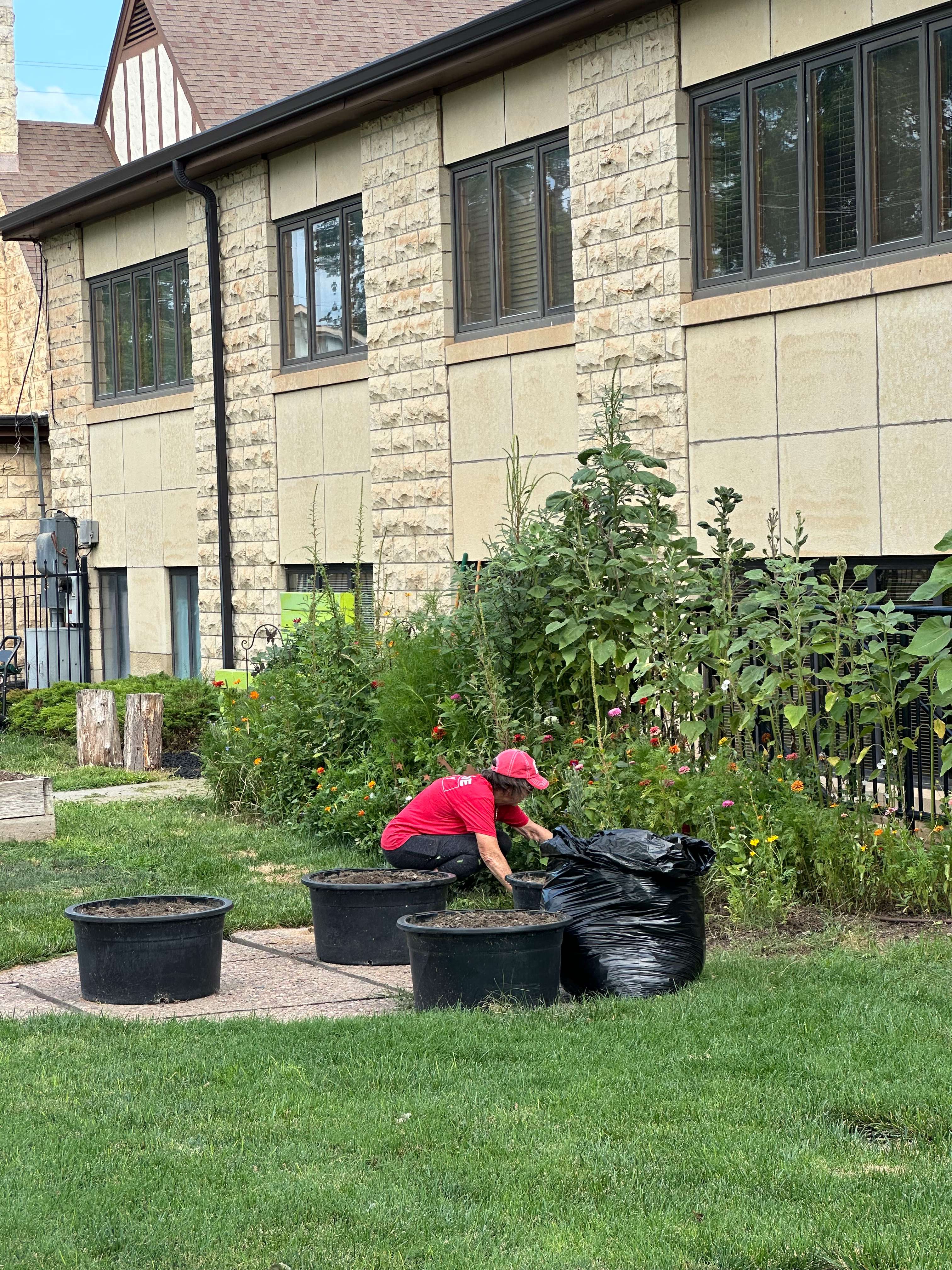 Volunteer working during Ark "Serve Day" on Saturday, July 19; photo courtesy of Ark Church Pastor, John Huseman