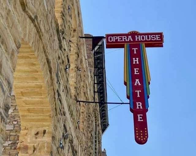 The marquee of the Wilson Czech Opera House that was recently installed. Courtesy photo