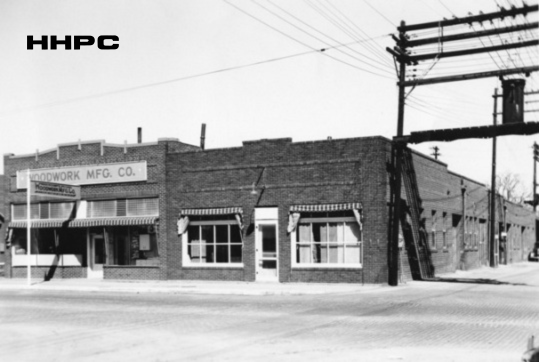 Woodwork Mfg - 14-16 W. 4th - 1952 (Owners - B.F. Nichols & C.L. Steed). Courtesy of the Conard-Harmon Collection.