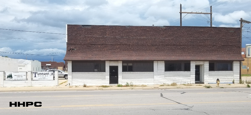 Woodwork Mfg. - North Fork Financial L.L.C. - 14-16 W. 4th - June 17, 2025. Courtesy of the Conard-Harmon Collection.