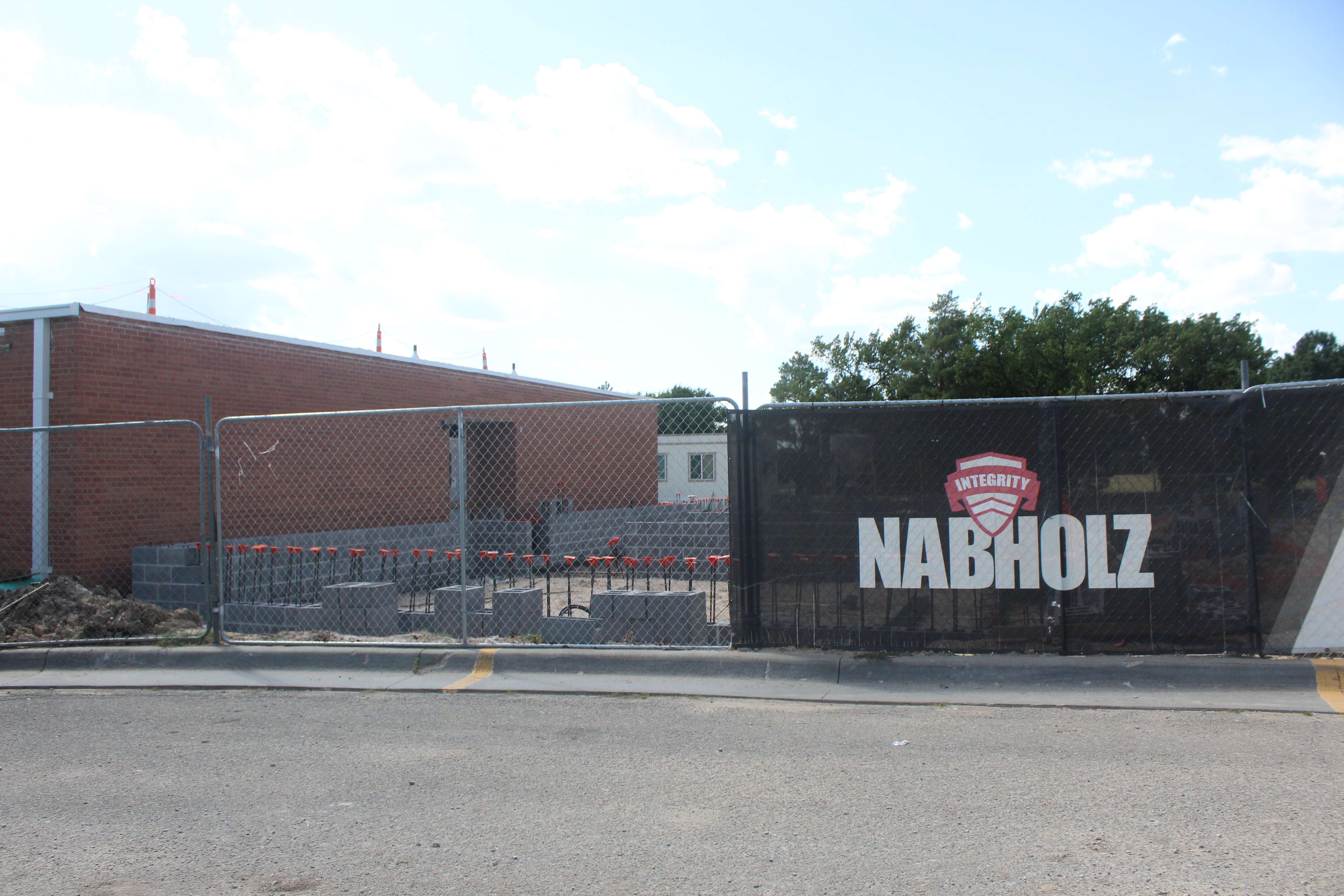 Work is progressing on an addition and renovation for O'Loughlin Elementary School. The Hays USD 489 school board approved an almost $1 million change order to the project on Monday to replace all the sewer pipes for the building. Photo by Cristina Janney/Hays Post
