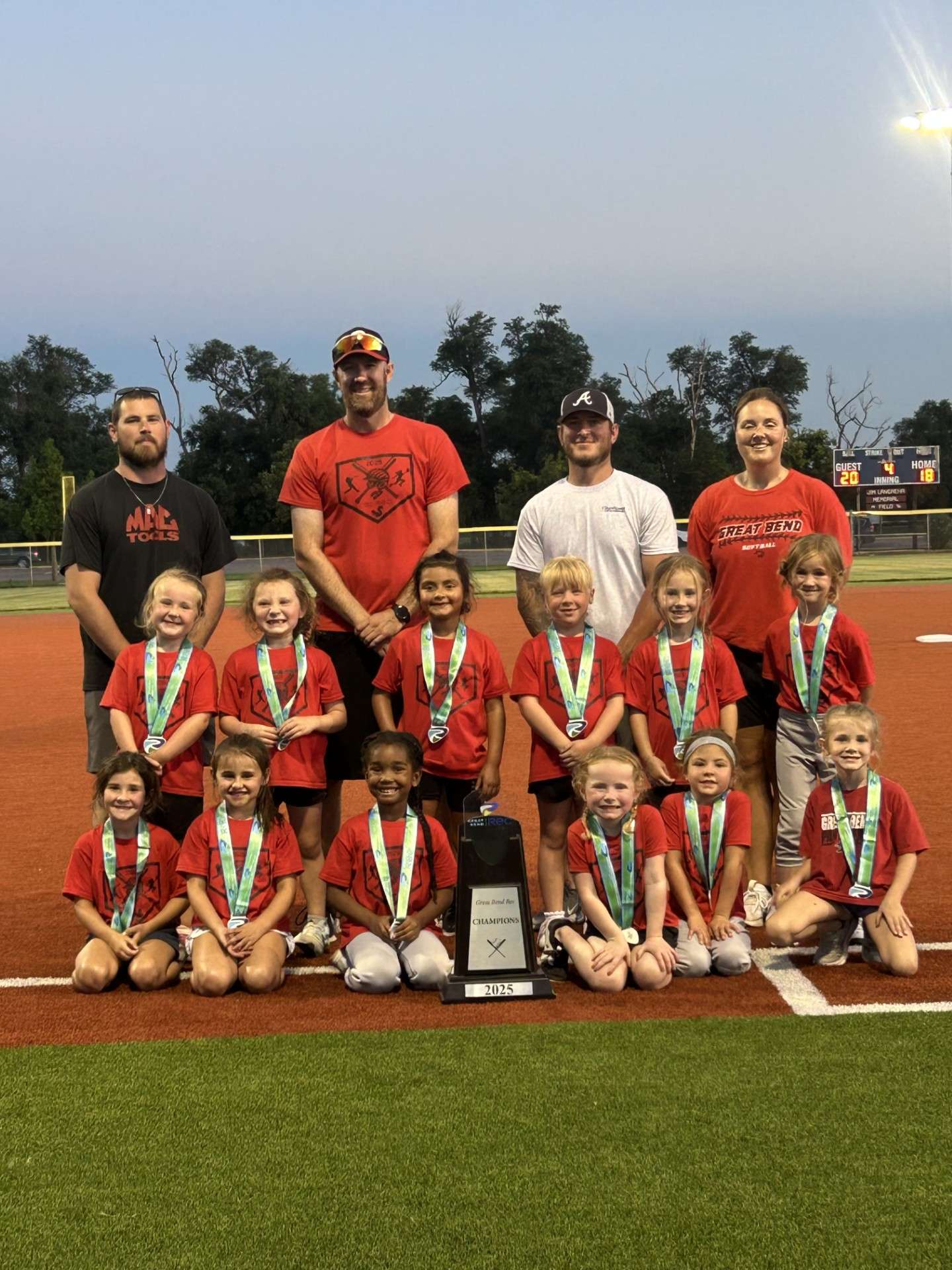 <b>T-Ball Girls:&nbsp; Lil' Unicorns — Head Coach Kyle Leroy</b>