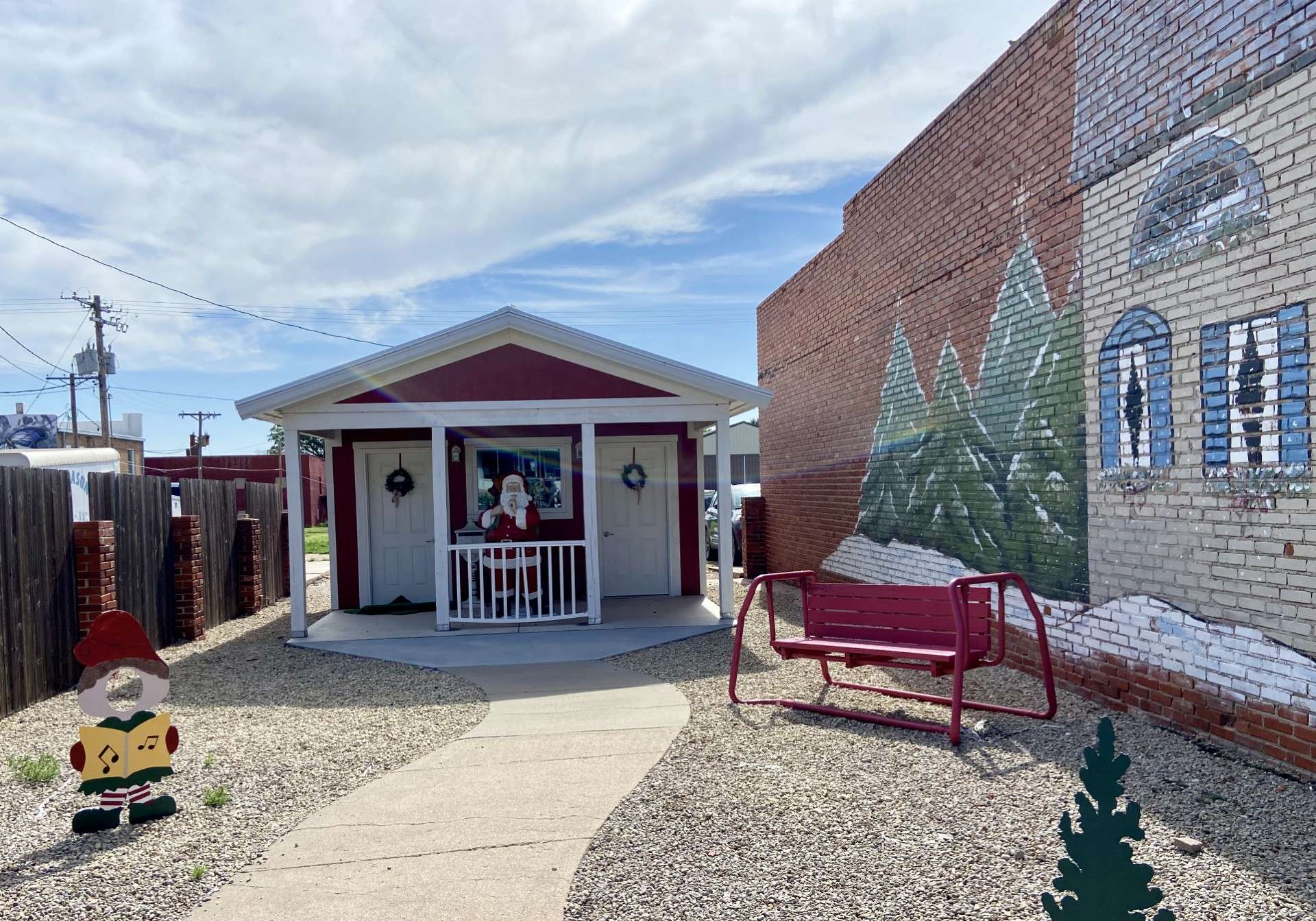 Santa's Village for small-town Christmas fun in WaKeeney. Photo by Karen Madorin