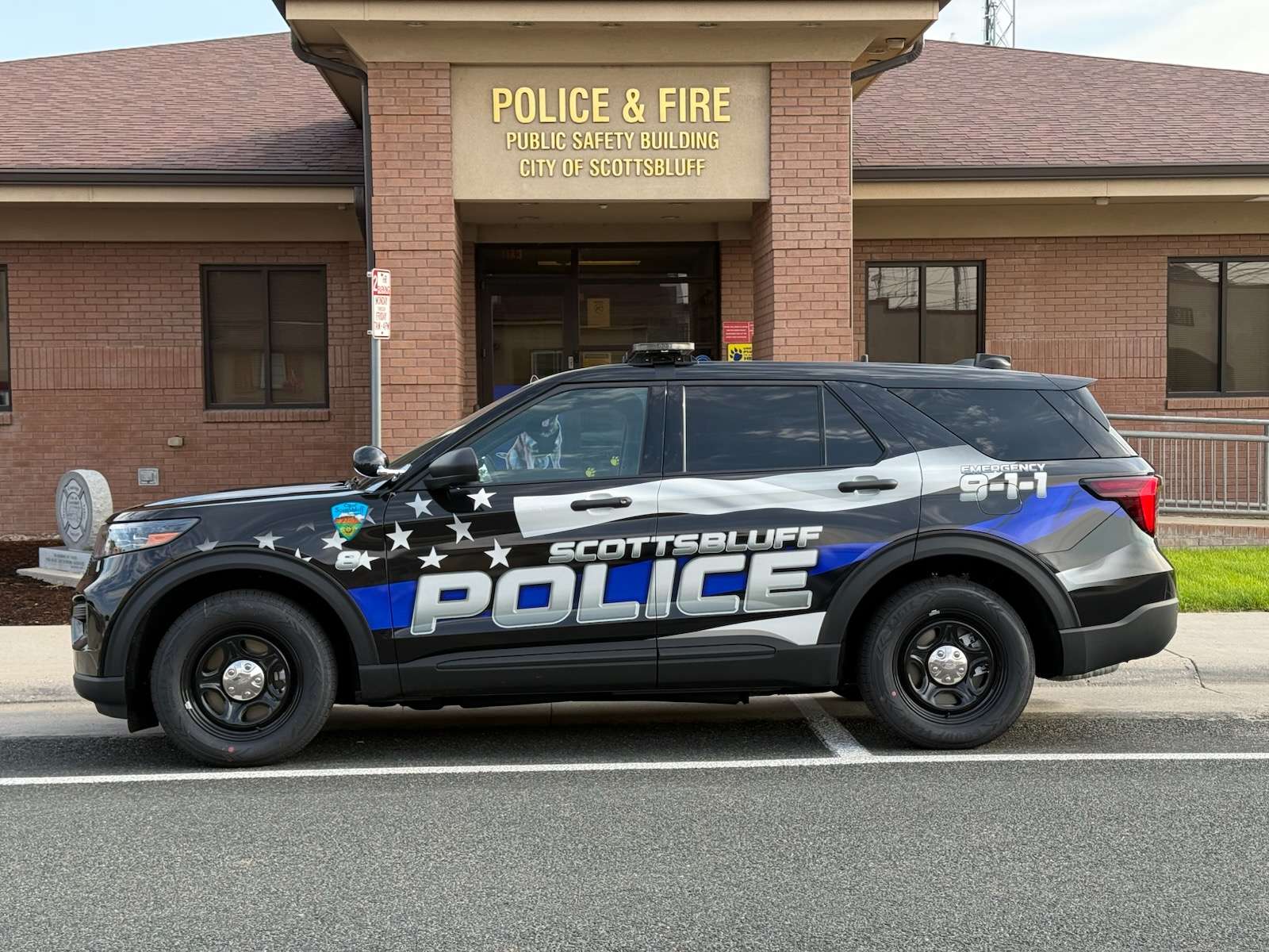 New look at updated Scottsbluff PD patrol vehicle (courtesy Scottsbluff PD)