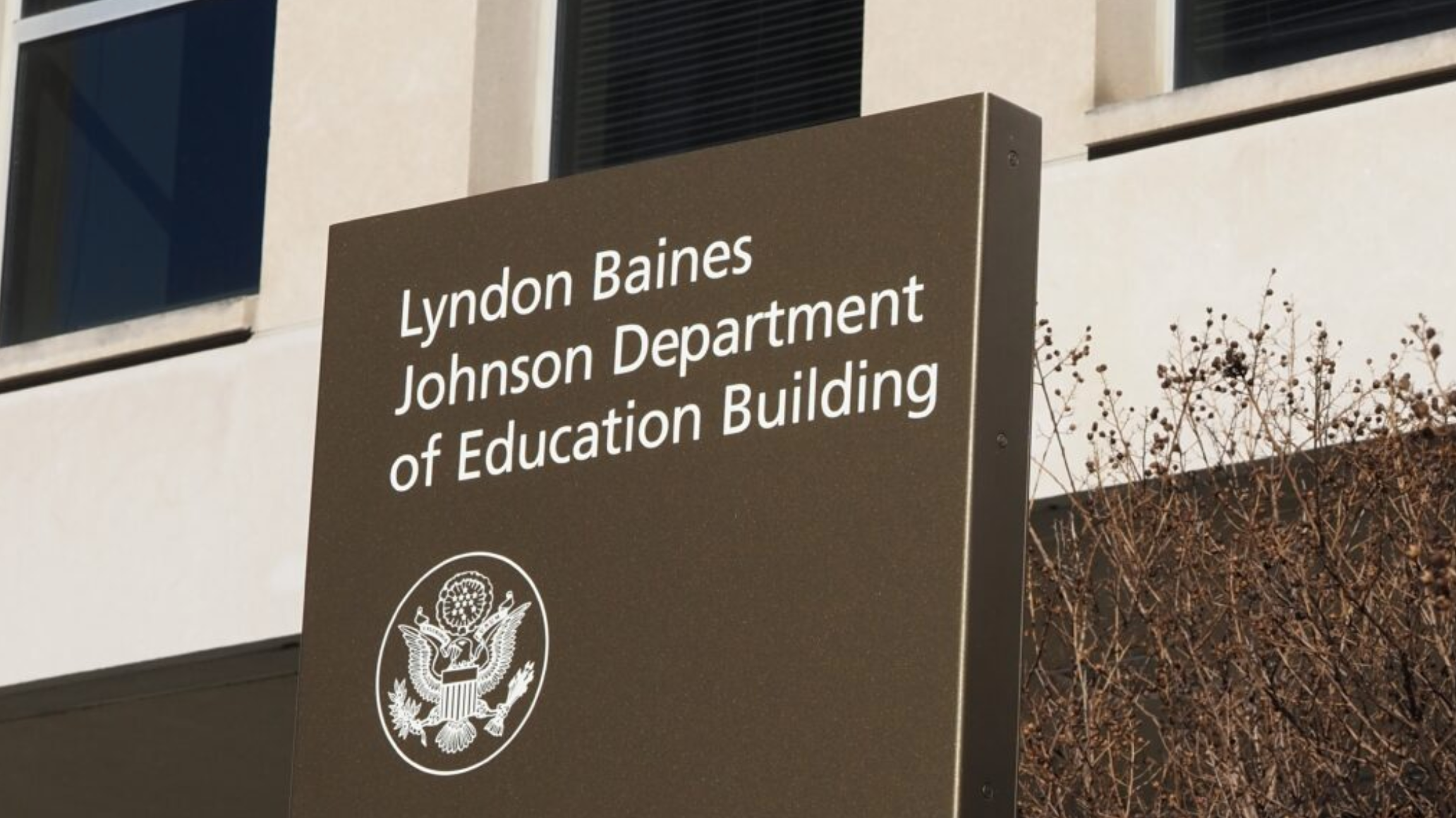 The Lyndon Baines Johnson Department of Education Building in Washington, D.C., in a file photo from November 2024. (Photo by Shauneen Miranda/States Newsroom)