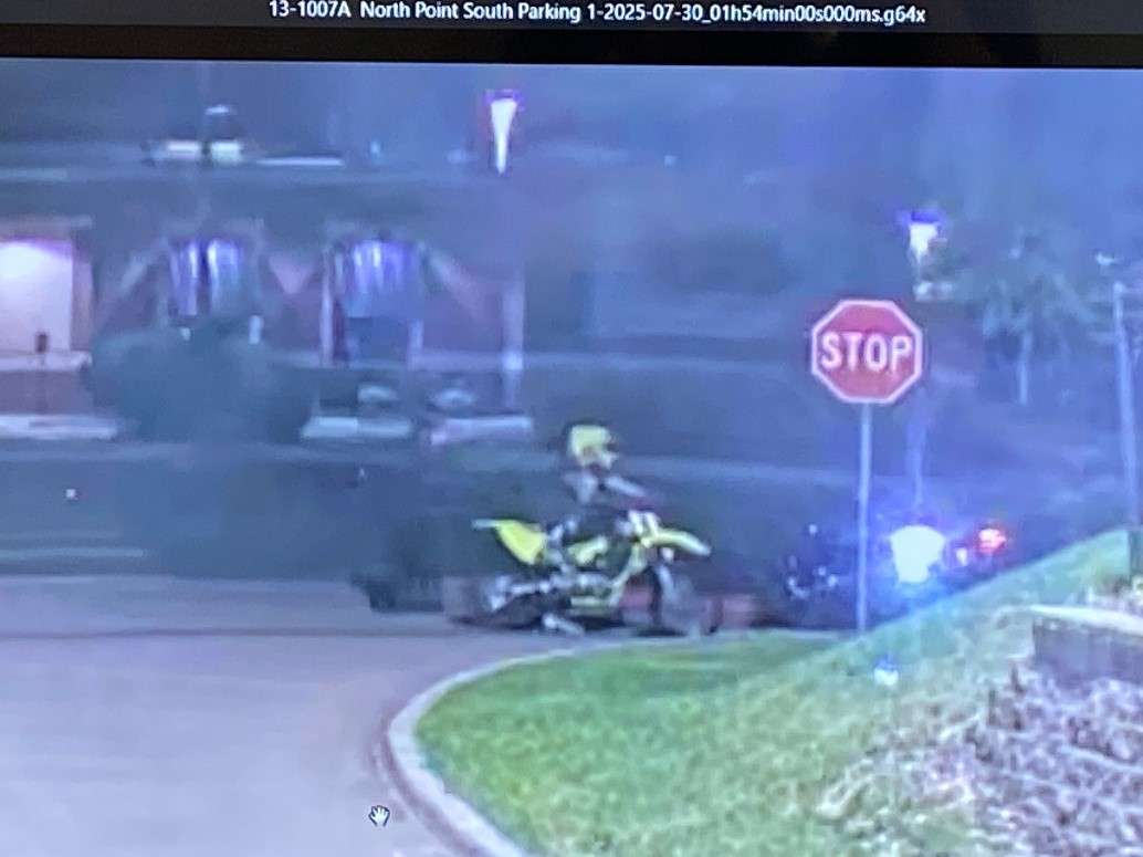 Photo issued by the St. Joseph Police Dept. from fatal motorcycle crash