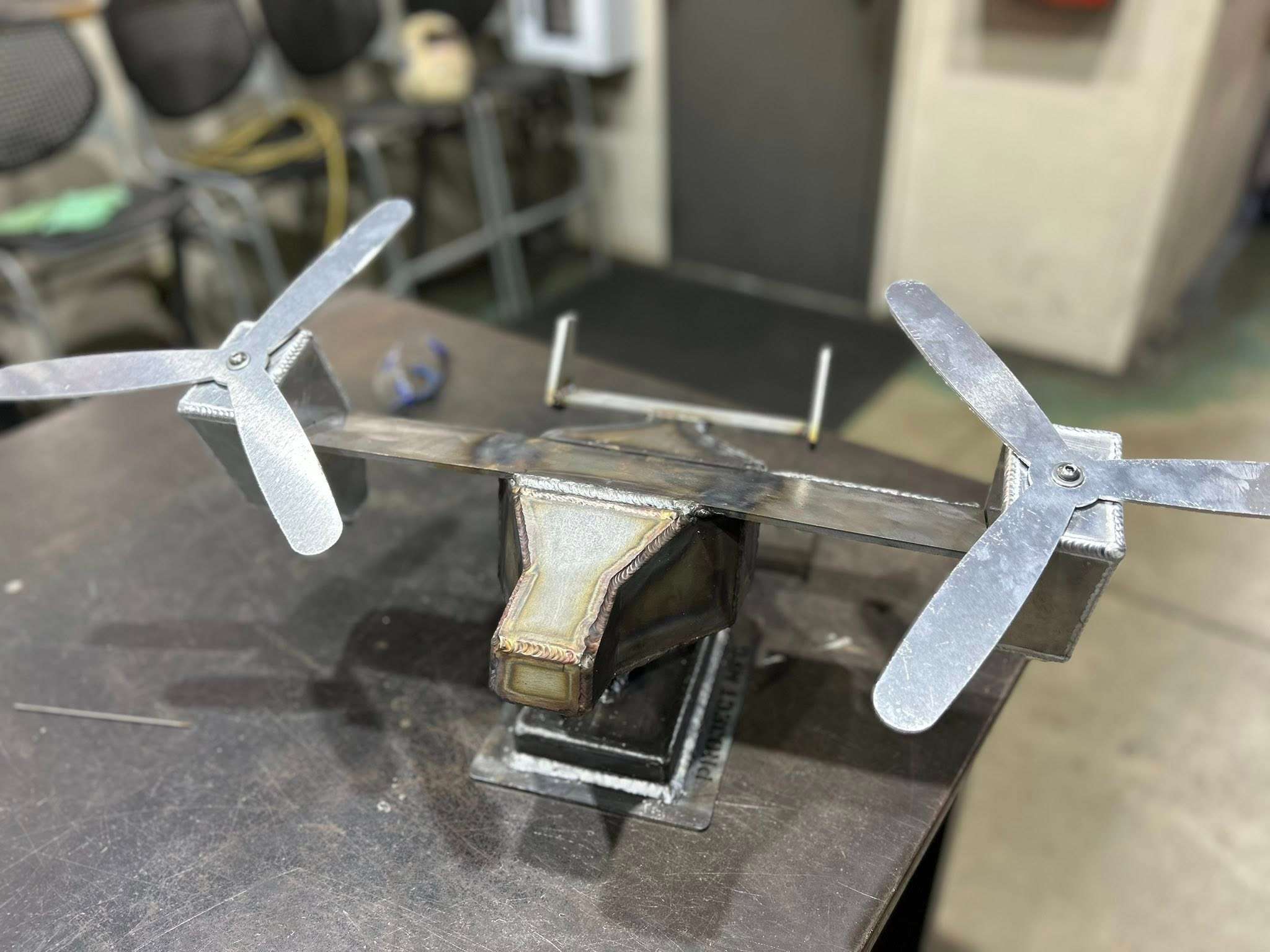 Plagmann's model military Osprey. Courtesy photo