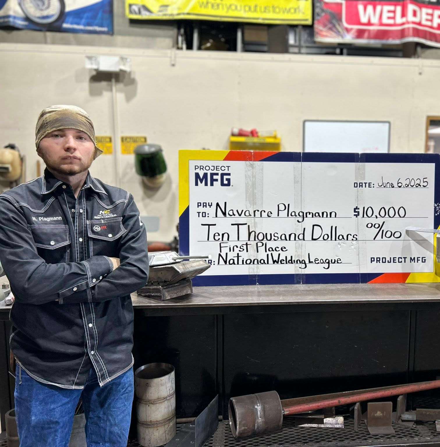 Fort Hays Tech | North Central student wins national welding league championship