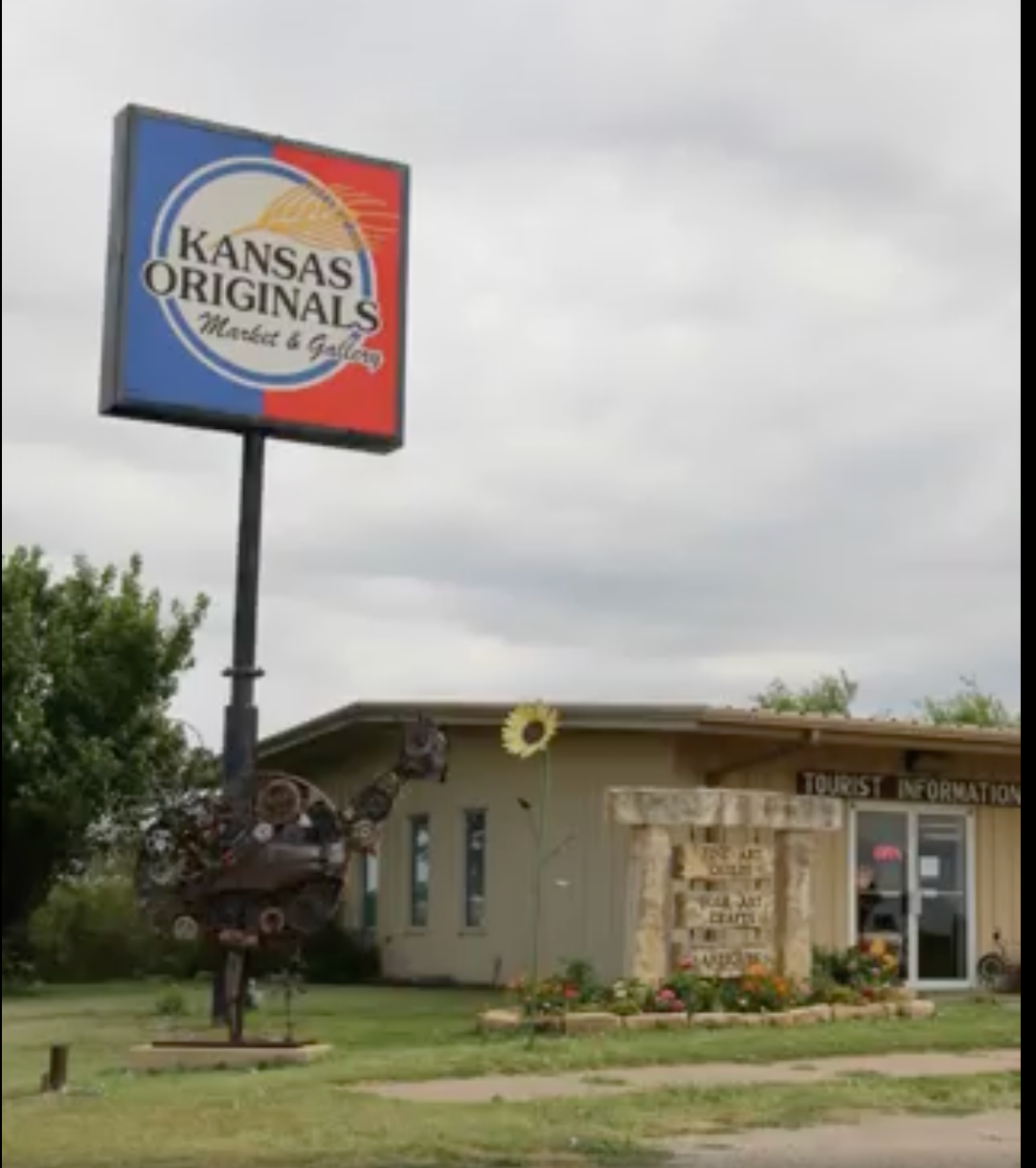 The Kansas Originals building and sign that faces Interstate 70. Courtesy photo