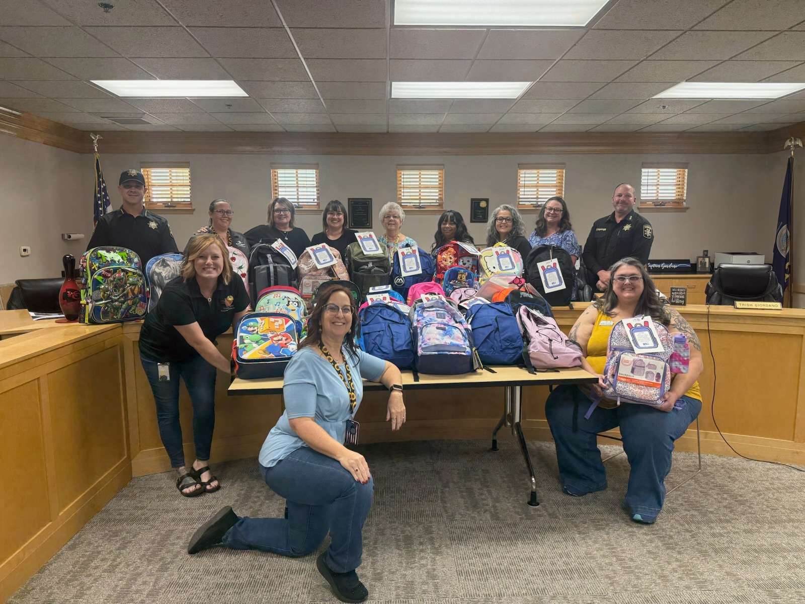 Photo - Geary County Facebook -&nbsp; (Pictured) Back Row: Nate Boeckman, Sheriff; Jayme Coffey, A/P &amp; Financial Analyst (Finance);  Tiffany Havener, Payroll Specialist (Human Resources); Courtney Knopes, Real Estate Appraiser I (Appraiser's Office); Luisa White, Finance Assistant (Finance); Jennifer Gatlin, Human Resource Assistant (Human Resources); Raquel Cinco, CVB Director (CVB); Stephanie Milota, Administrative Assistant II (Register of Deeds); and Justin Stopper, Undersheriff (Sheriff's Office).Front row:  Jacqie Reisinger, Register of Deeds (Register of Deeds); Crystal Malchose, HR Director (Human Resources); and Mandi Gaudian, Administrative Assistant II (CVB).&nbsp;&nbsp;