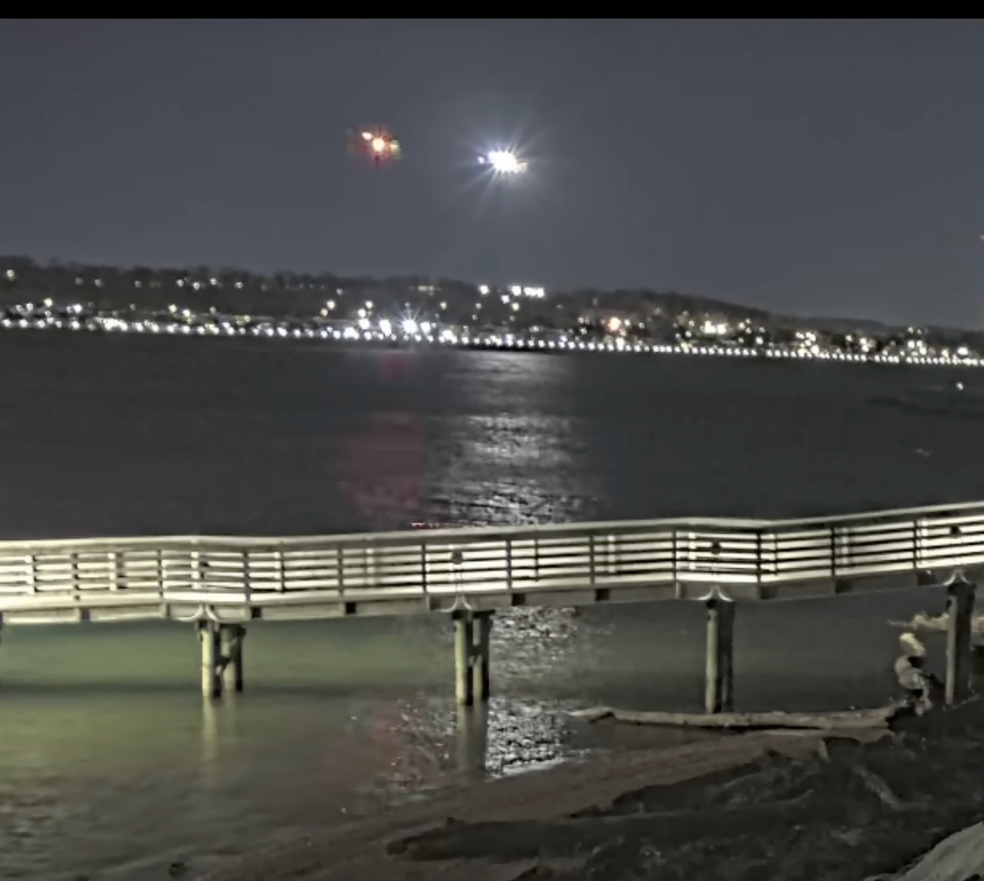Image moments before the fatal crash- NTSB video