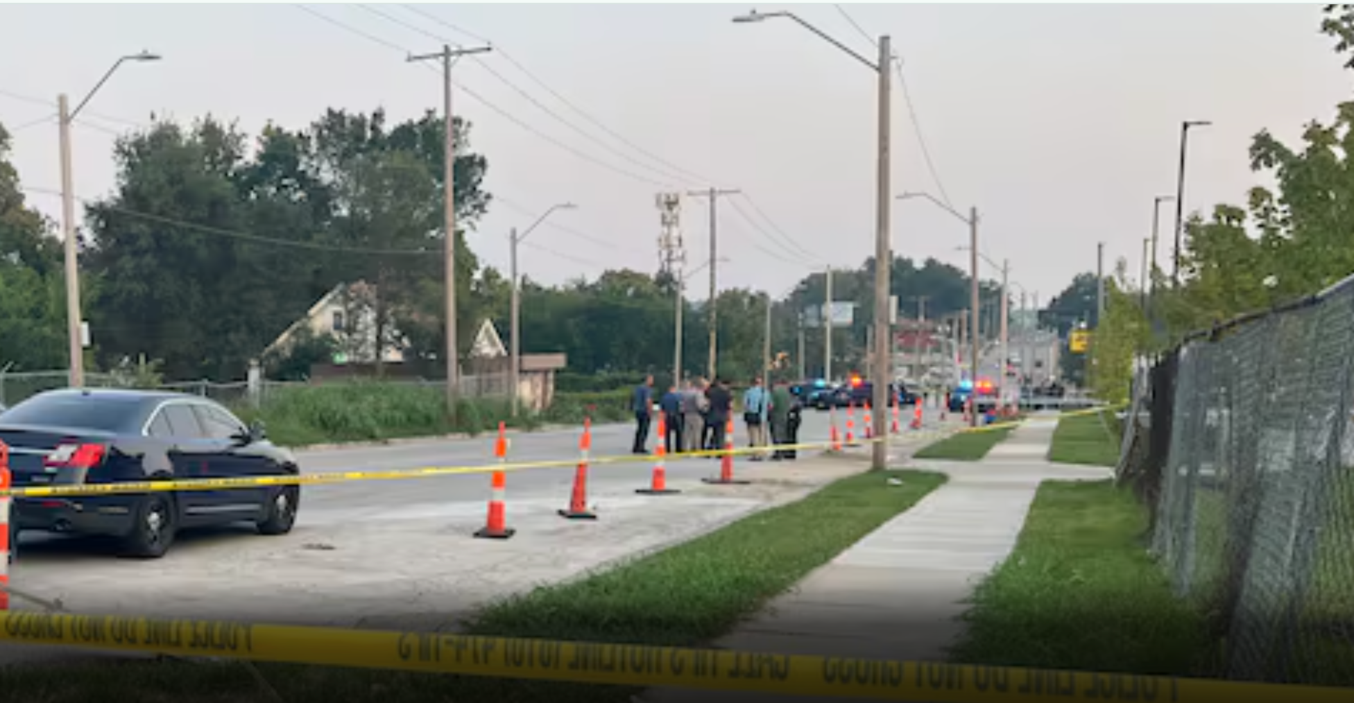 Police on the scene of the investigation-photo courtesy KCTV