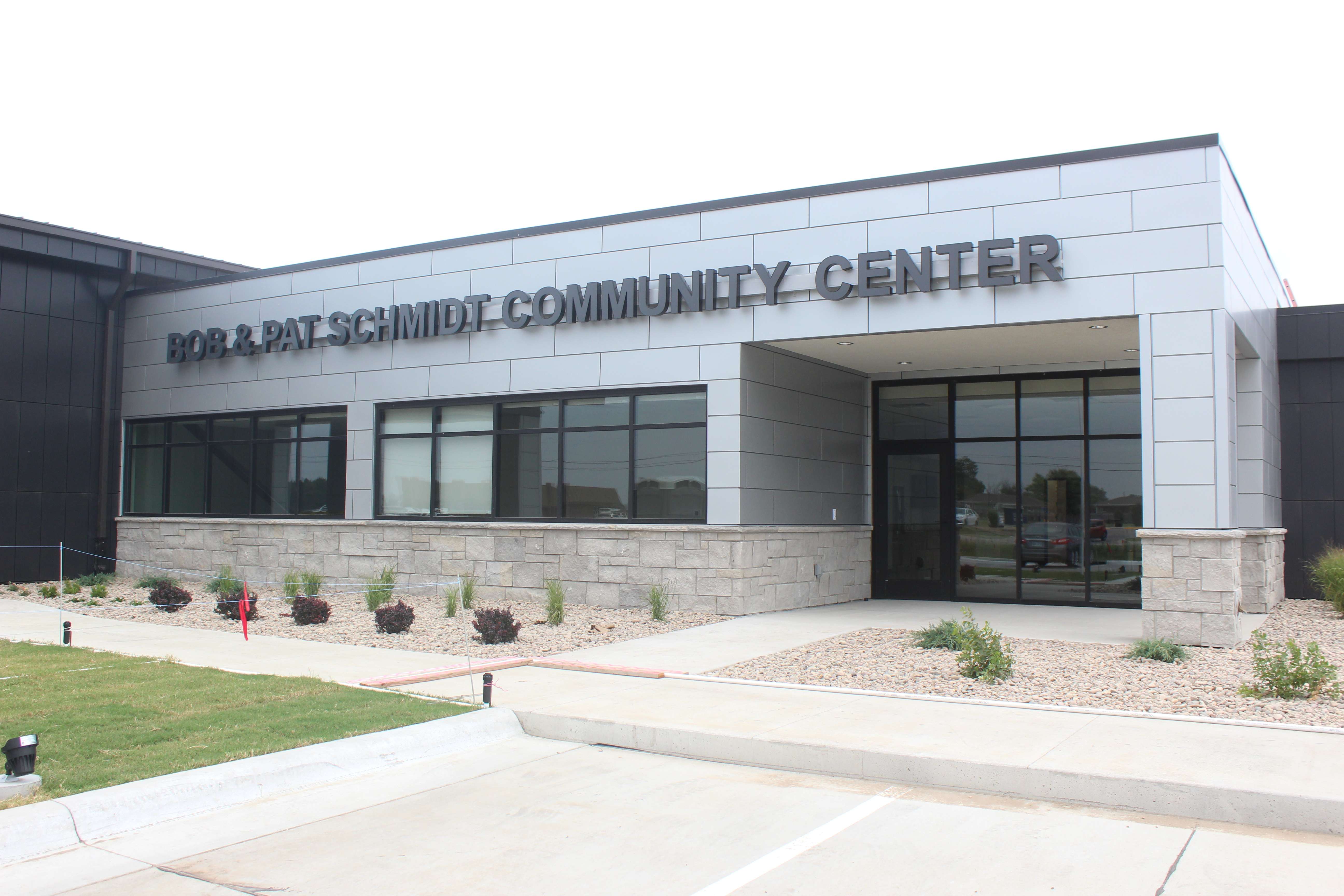 The Bob and Pat Schmidt Community Center is complete. An official ribbon cutting will be Aug. 29. Photo by Cristina Janney/Hays Post