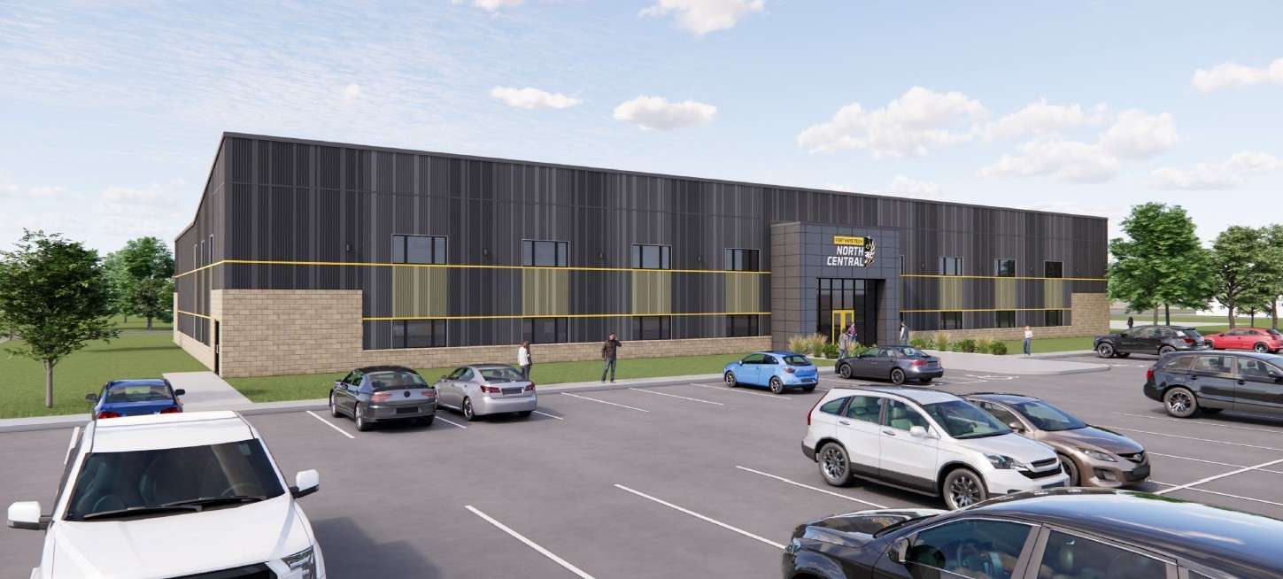 Rendering of Construction Innovation Center,&nbsp;<i>Fort Hays Tech | North Central</i>