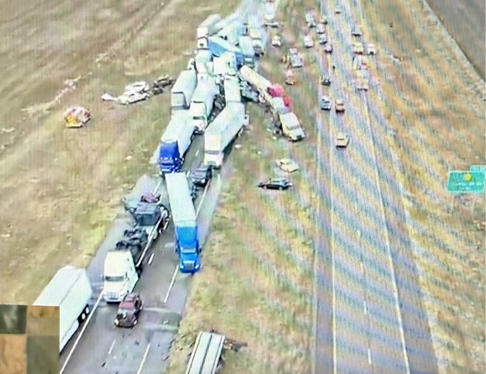 Photo of the crash scene- KHP