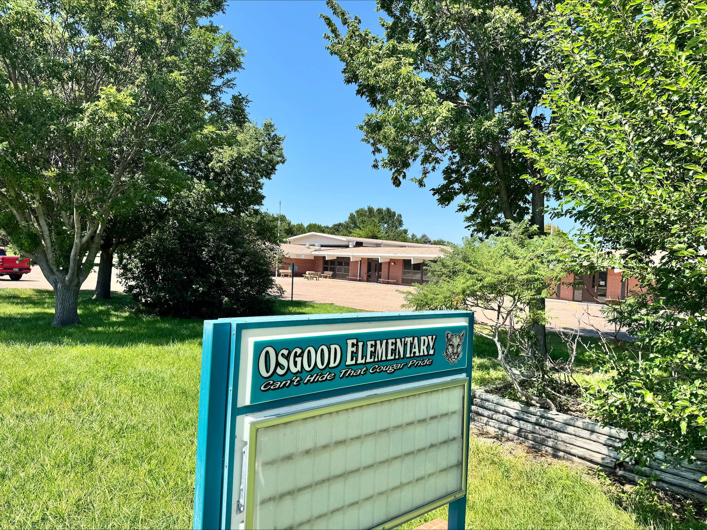 Former Osgood Elementary School Building just north of State Farm Road in North Platte