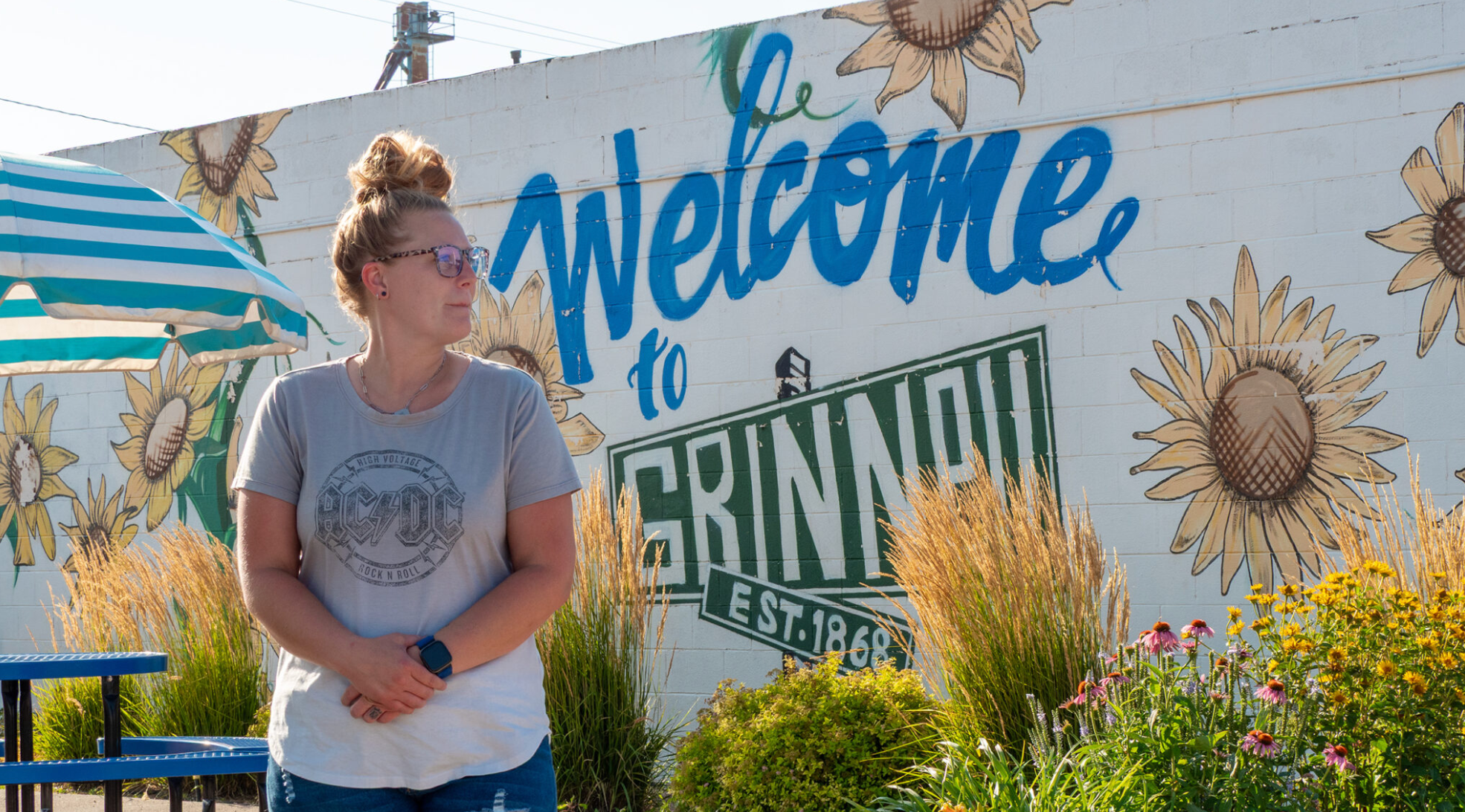  Jewel Maier, Grinnell city administrator, had been on the job for three months when a tornado hit the small western Kansas town. (Sherman Smith/Kansas Reflector)