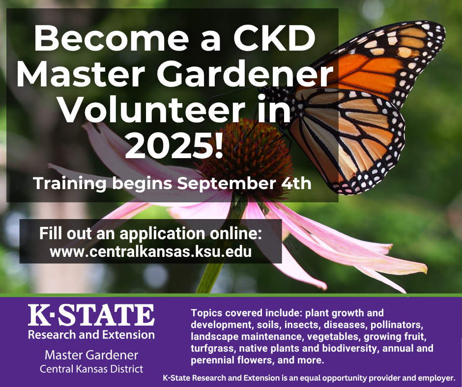 Master Gardener Training 2025; photo courtesy of K-State Research & Extension