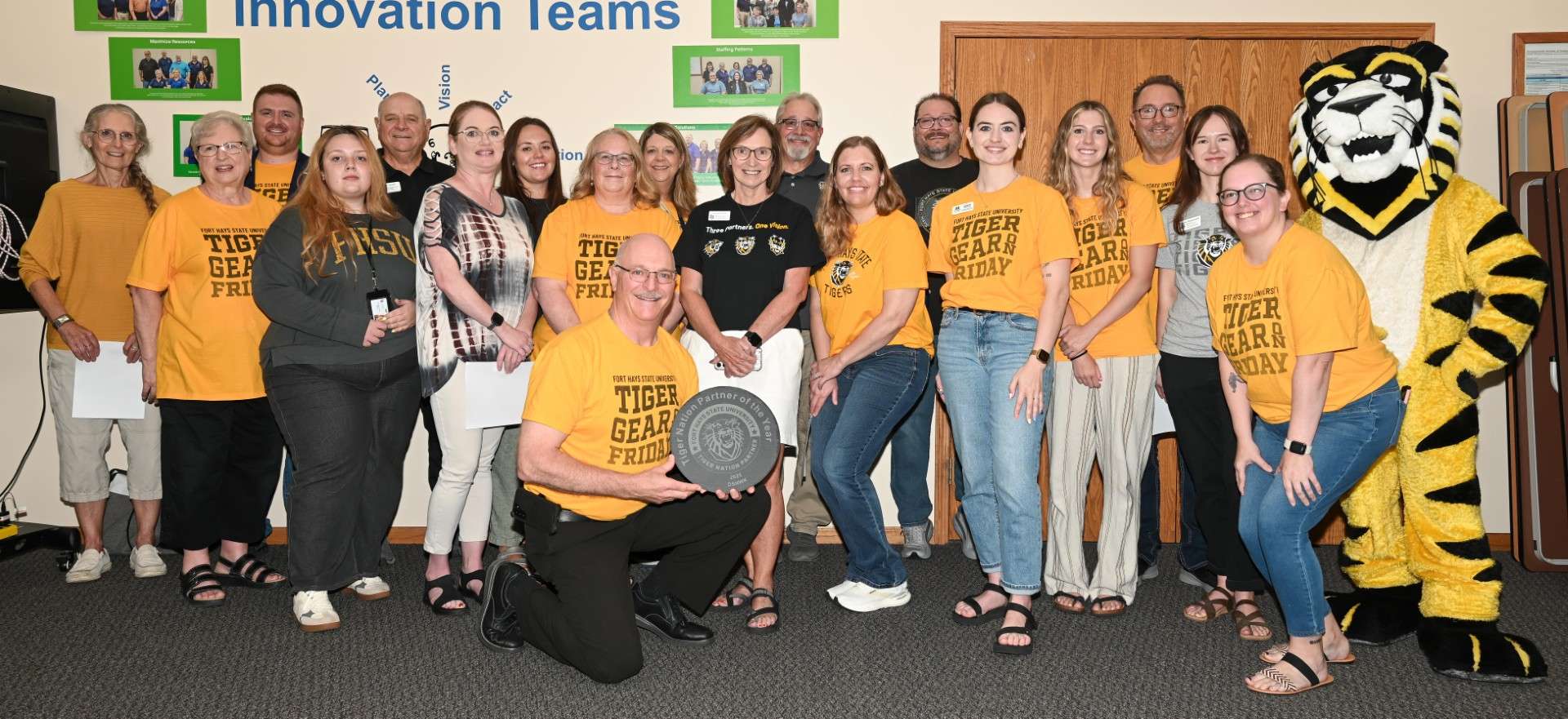 Developmental Services of Northwest Kansas is the Tiger Nation Partner of the Year 2025. Photo by FHSU