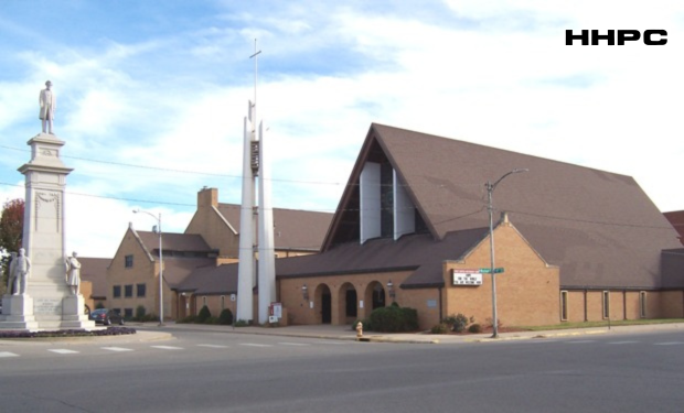 First Methodist Church - 101 E. 1st - Sept. 21, 2017. Courtesy of the Conard-Harmon Collection.