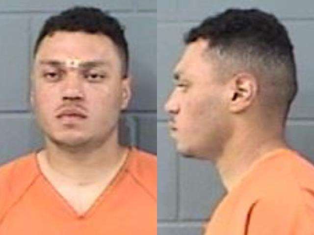 Brandon Alex, Aggravated domestic battery; choke in rude manner; family member/dating relationship; Criminal damage to property; Criminal restraint, arrested 08/07