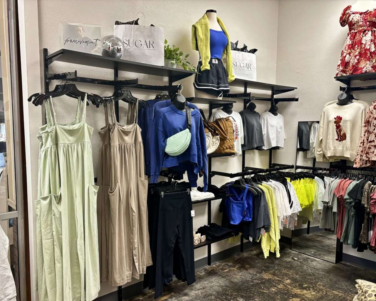 An exclusive brand section at Sugar Collective at Big Creek Crossing in Hays. Photo by Tony Guerrero/Hays Post