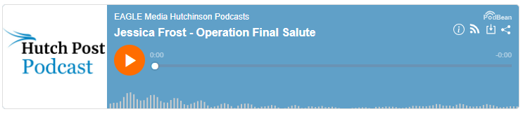 <a href="https://hutchpost.com/posts/1865ba57-19ec-48aa-b97e-c9e4e514af94">Click here to listen to the complete BW Morning Show interview with Jessica Frost of Operation Final Salute&nbsp;</a>