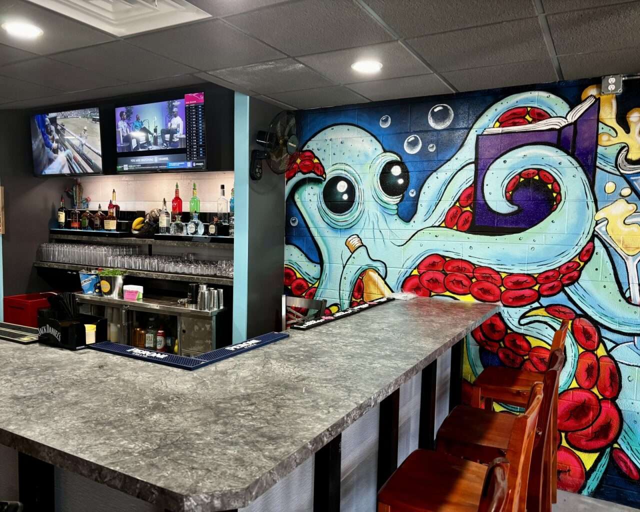The bar area of Storytellers in Hays. Photo by Tony Guerrero/Hays Post