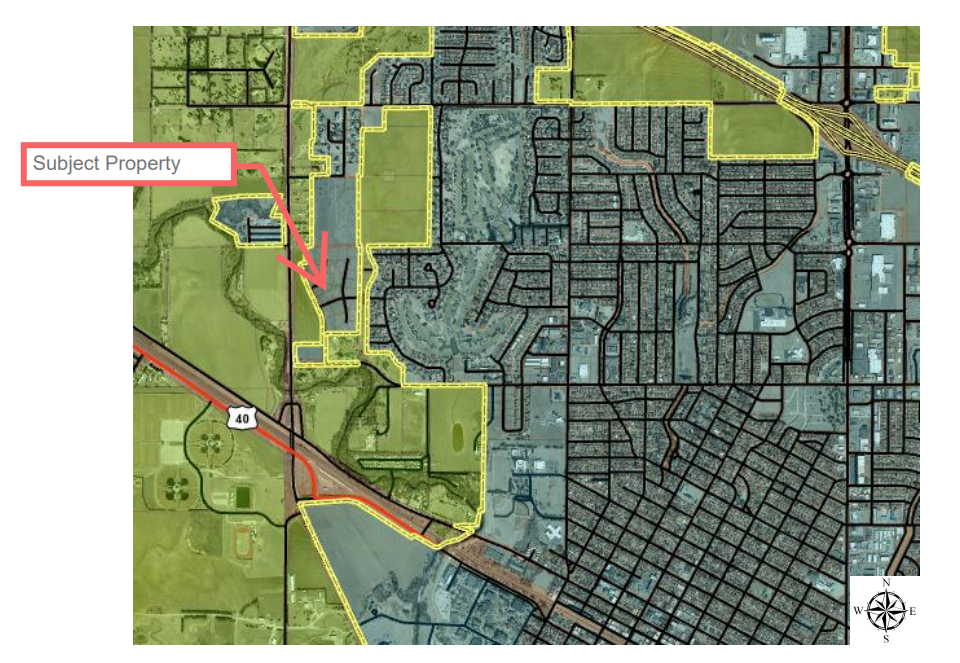Smoky Hill Plains Addition location map. Courtesy image