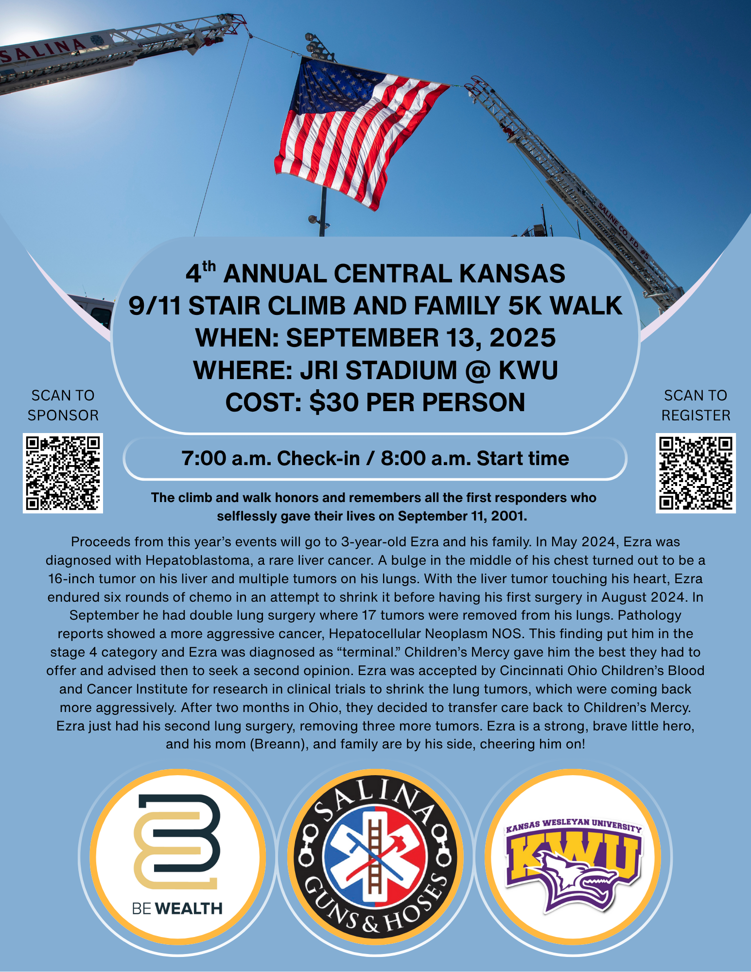 4th Annual Stair Climb hosted by Salina Guns &amp; Hoses on 